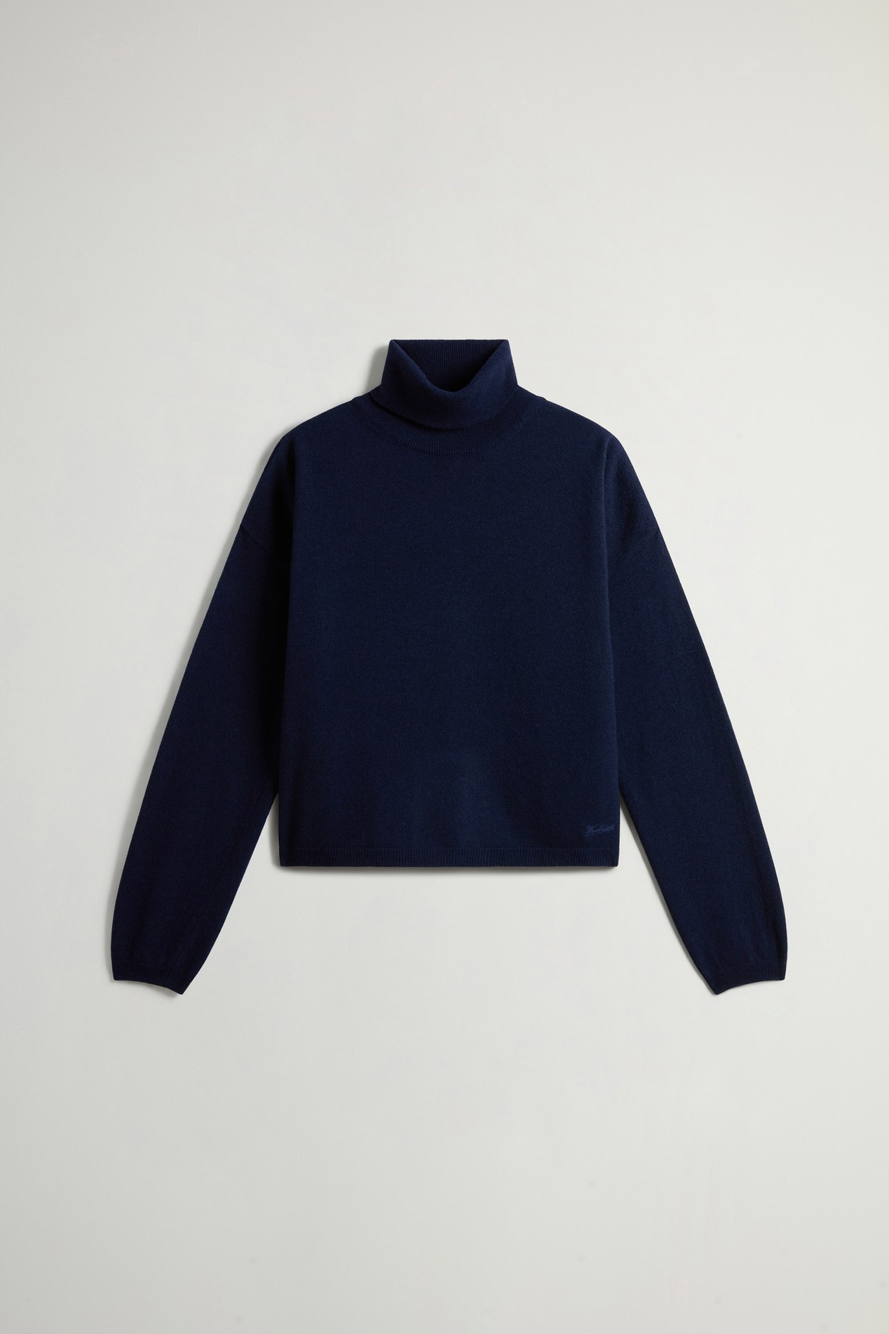 Sweater in Wool and Cashmere Blend Blue photo 5 | Woolrich