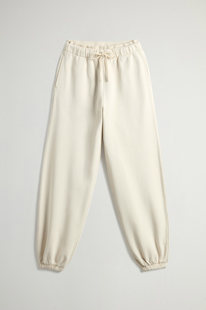 Pantalon de jogging en molleton de pur coton Blanc photo 1 | Woolrich