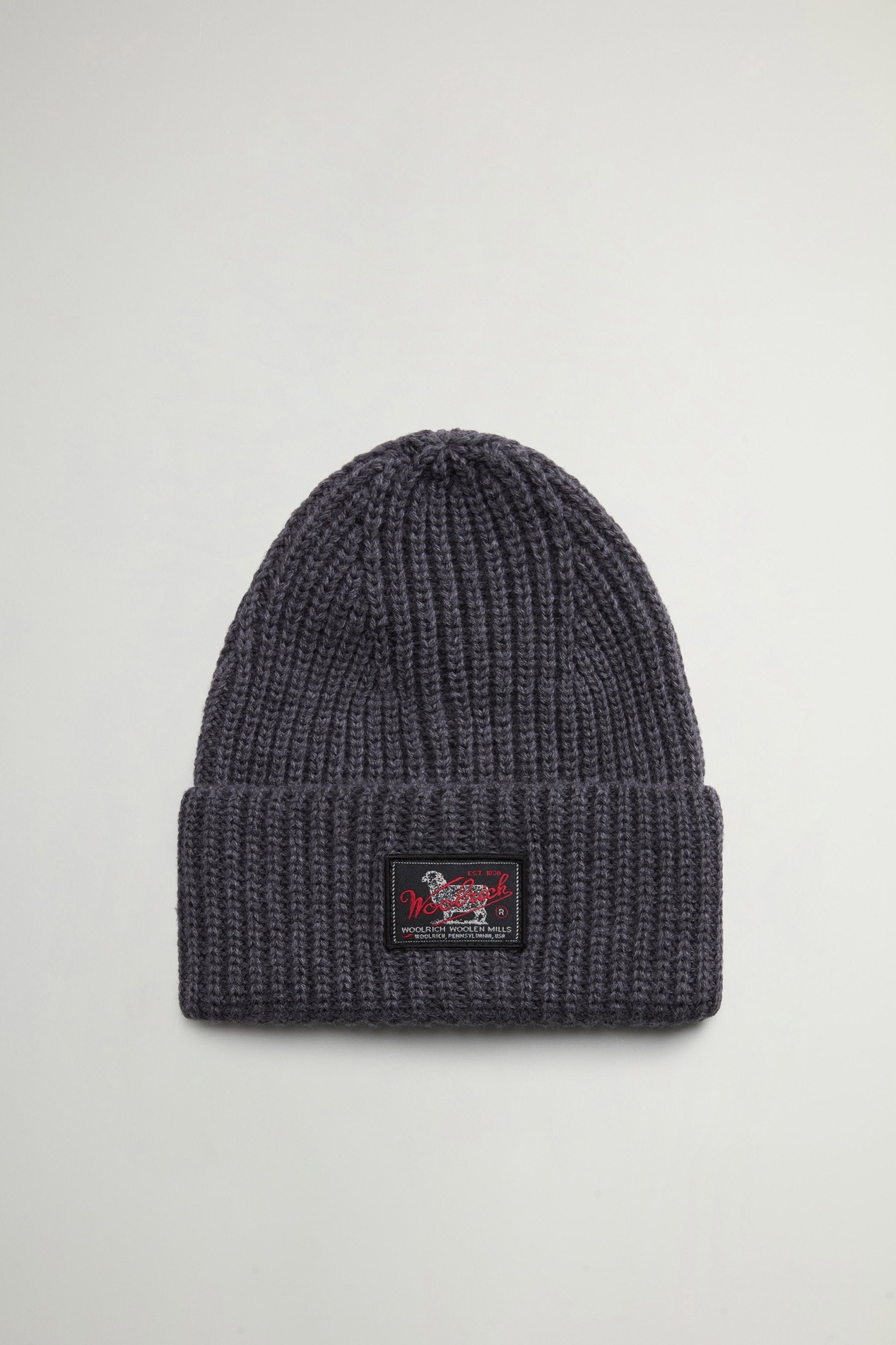 WM PATCH BEANIE Gray photo 2 | Woolrich