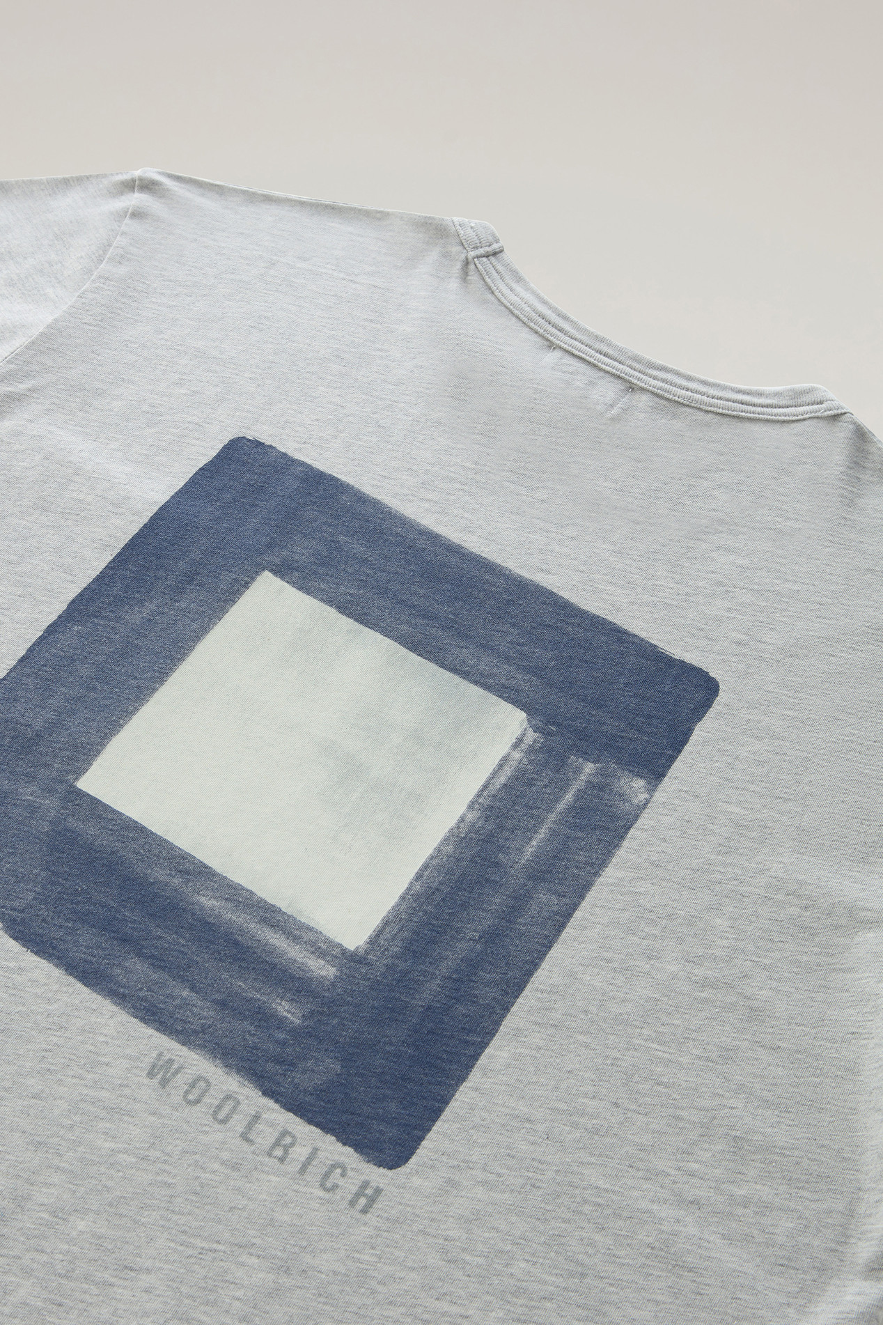 Pure Cotton T-Shirt with Chest Pocket Gray photo 3 | Woolrich