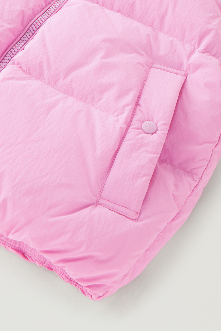 Quilted Vest in Eco Taslan Nylon Pink photo 4 | Woolrich