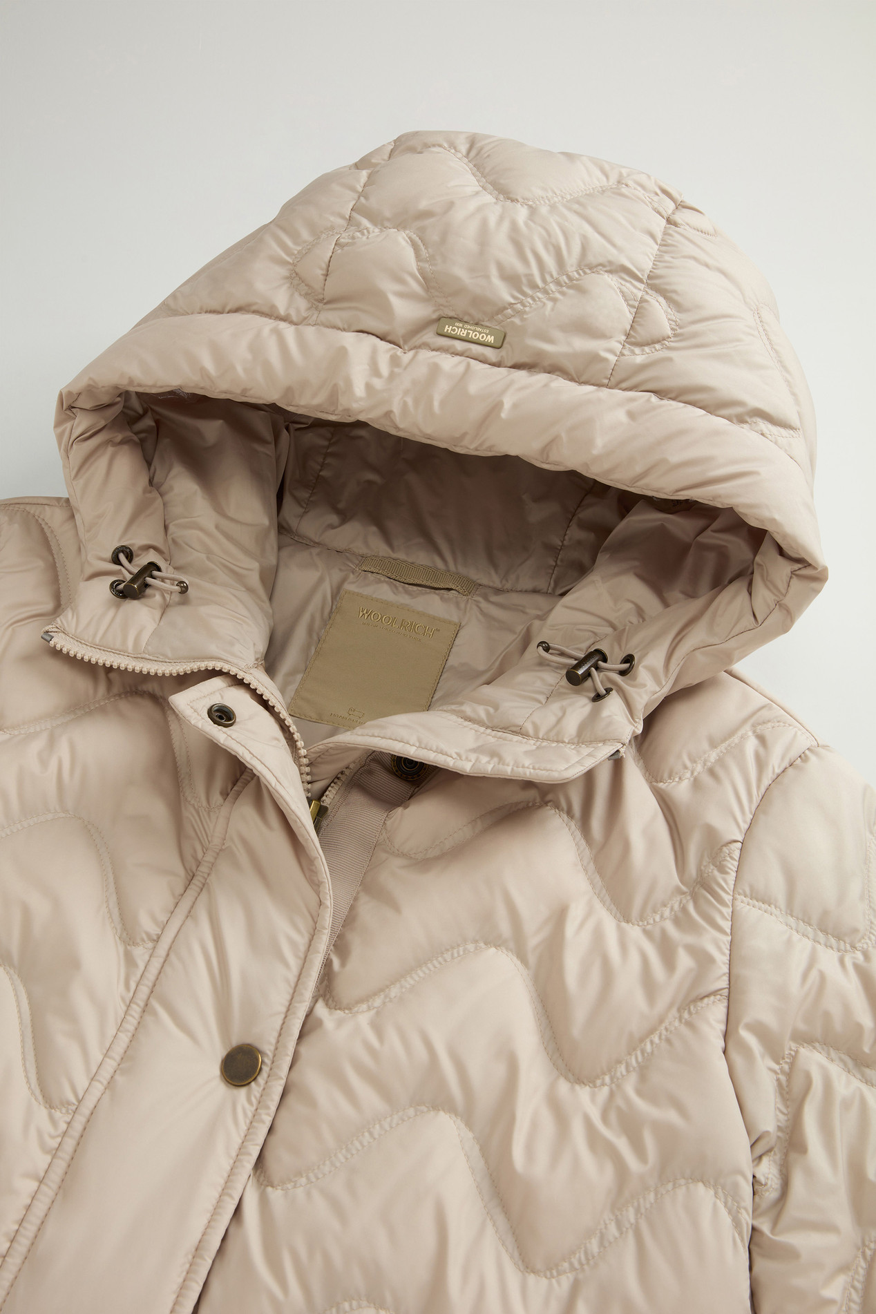 Heritage Parka matelassée en microfibre Beige photo 6 | Woolrich