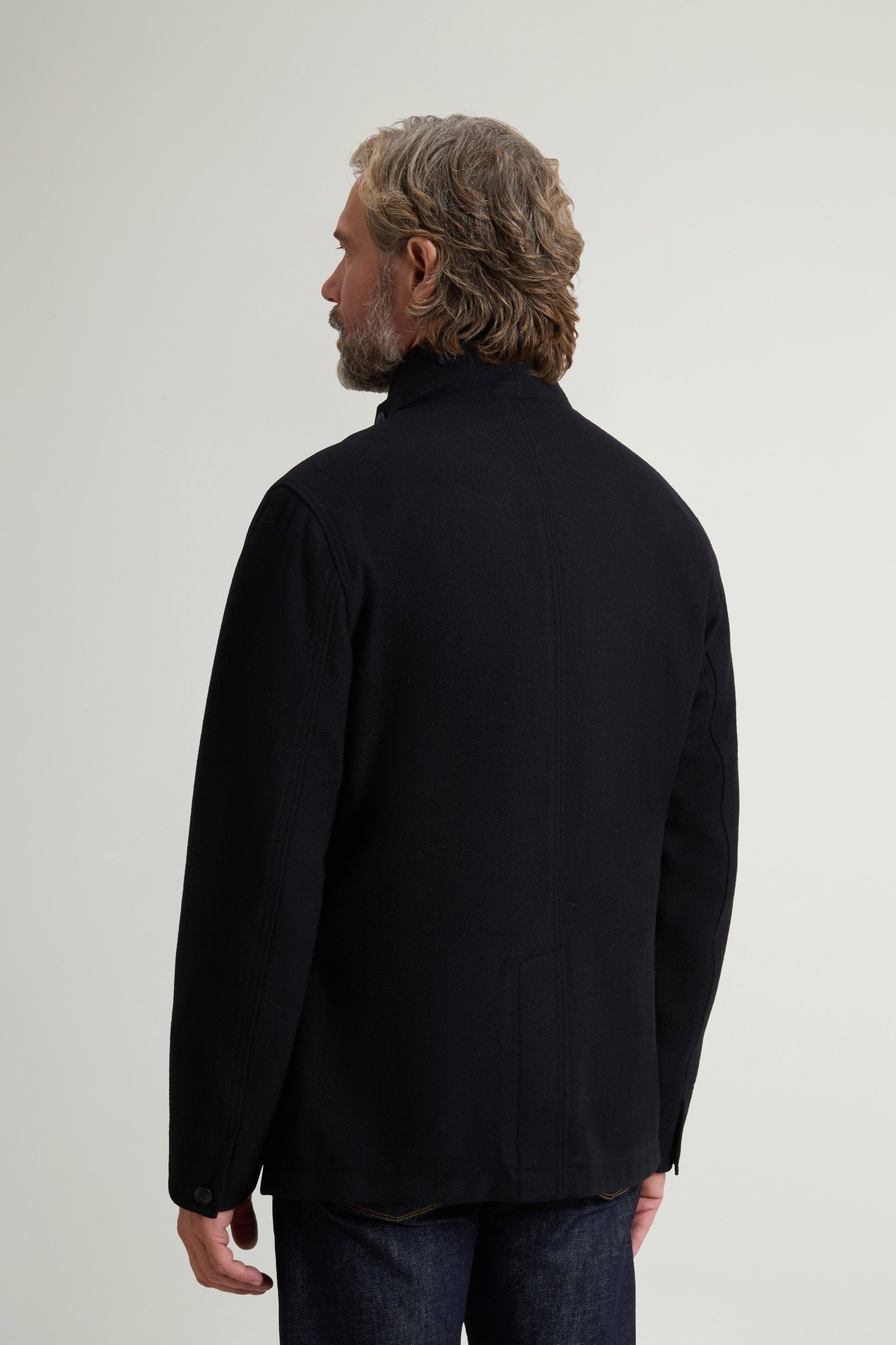 Upland Blazer in Wool Blend Blue photo 3 | Woolrich