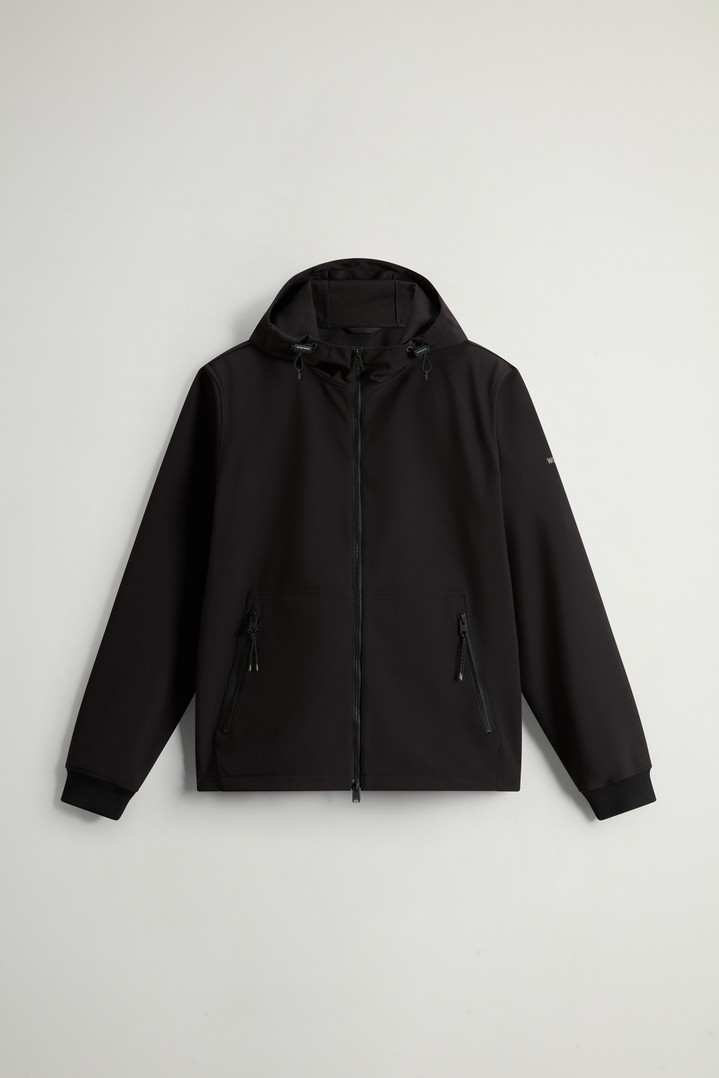 Jacke aus Tech Softshell Schwarz photo 1 | Woolrich