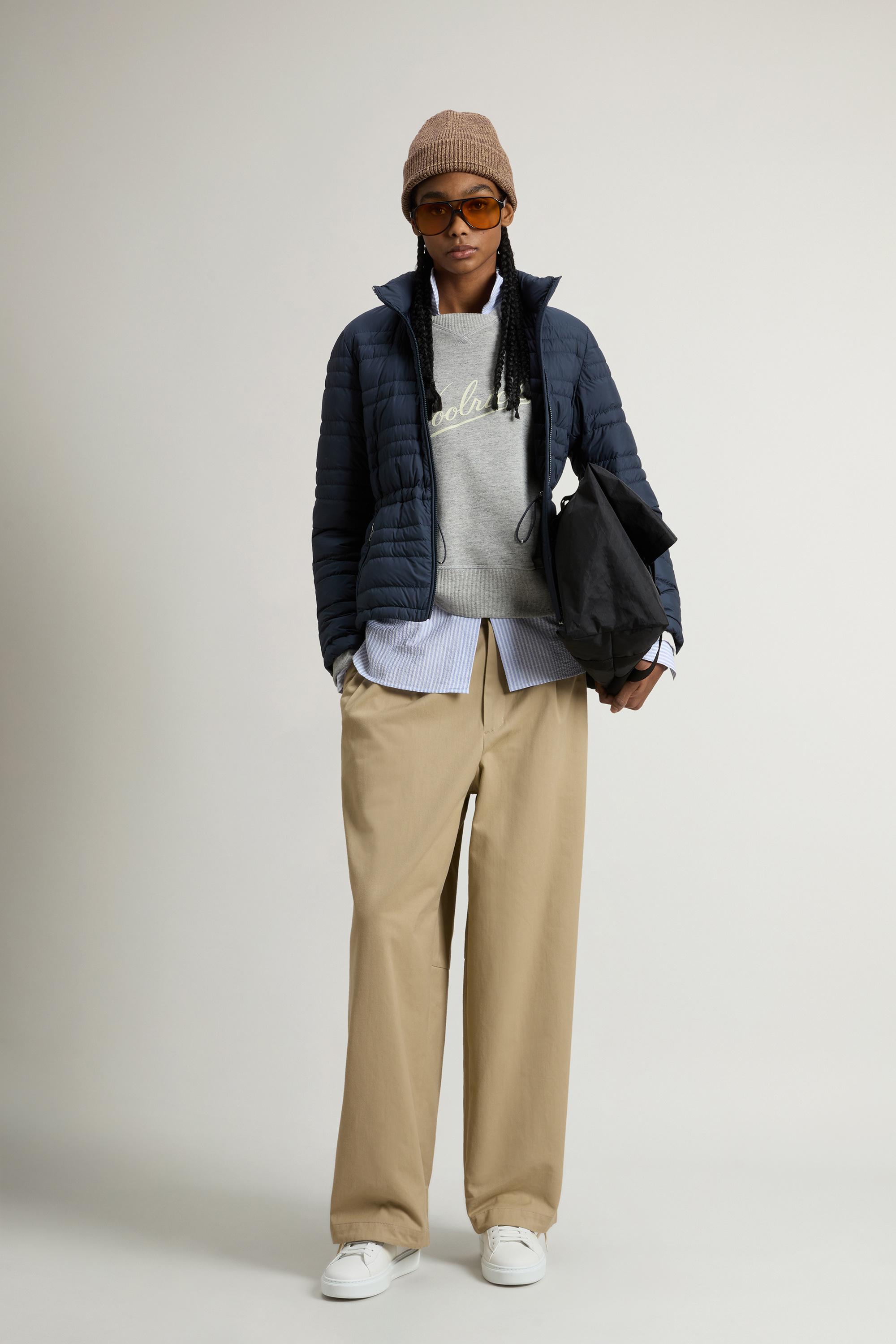 Padded Microfiber Jacket Blue photo 1 | Woolrich