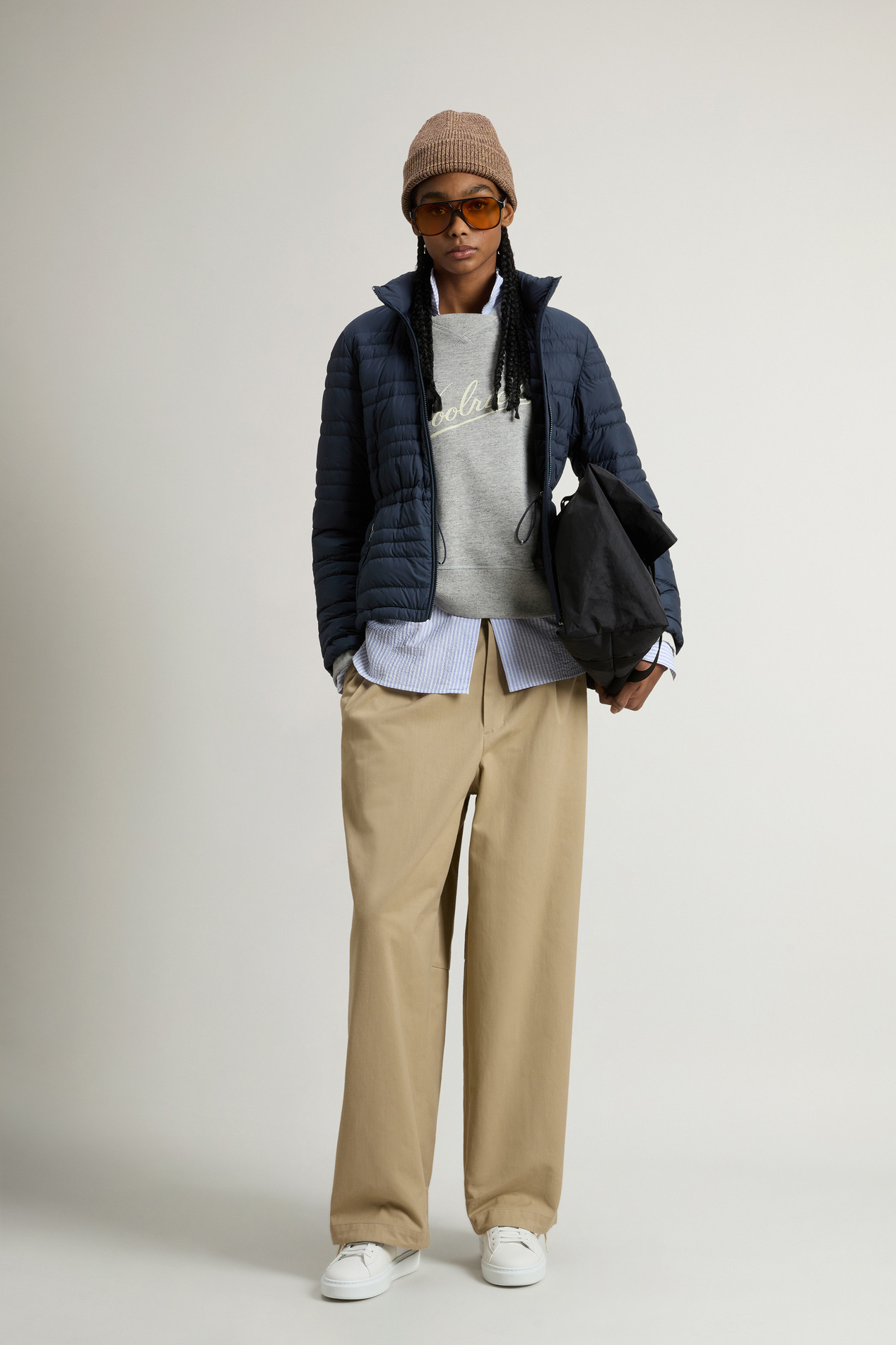 Padded Microfiber Jacket Blue photo 2 | Woolrich