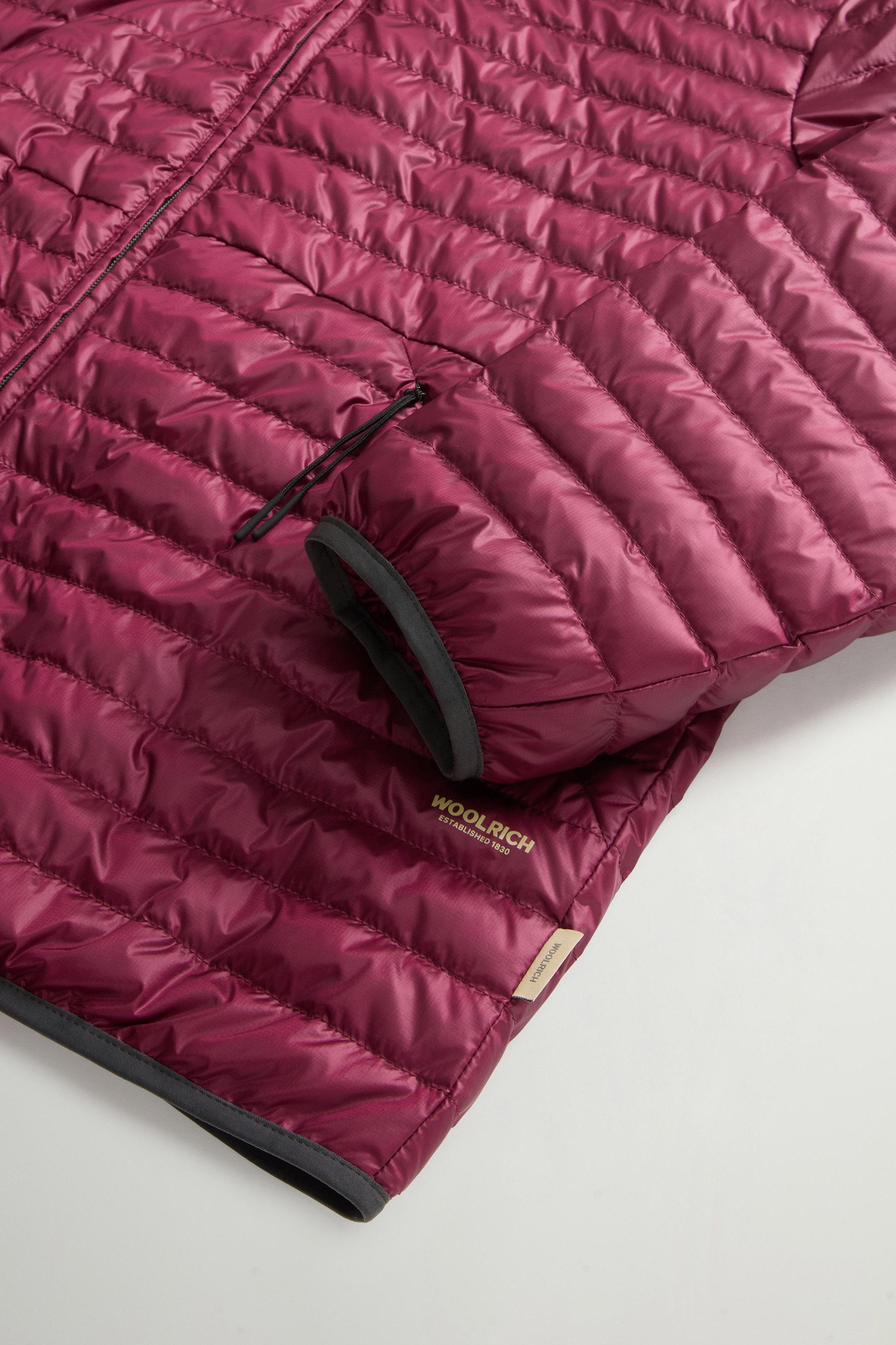 Lightweight Allen Down Jacket in Ripstop Nylon Burgundy photo 7 | Woolrich