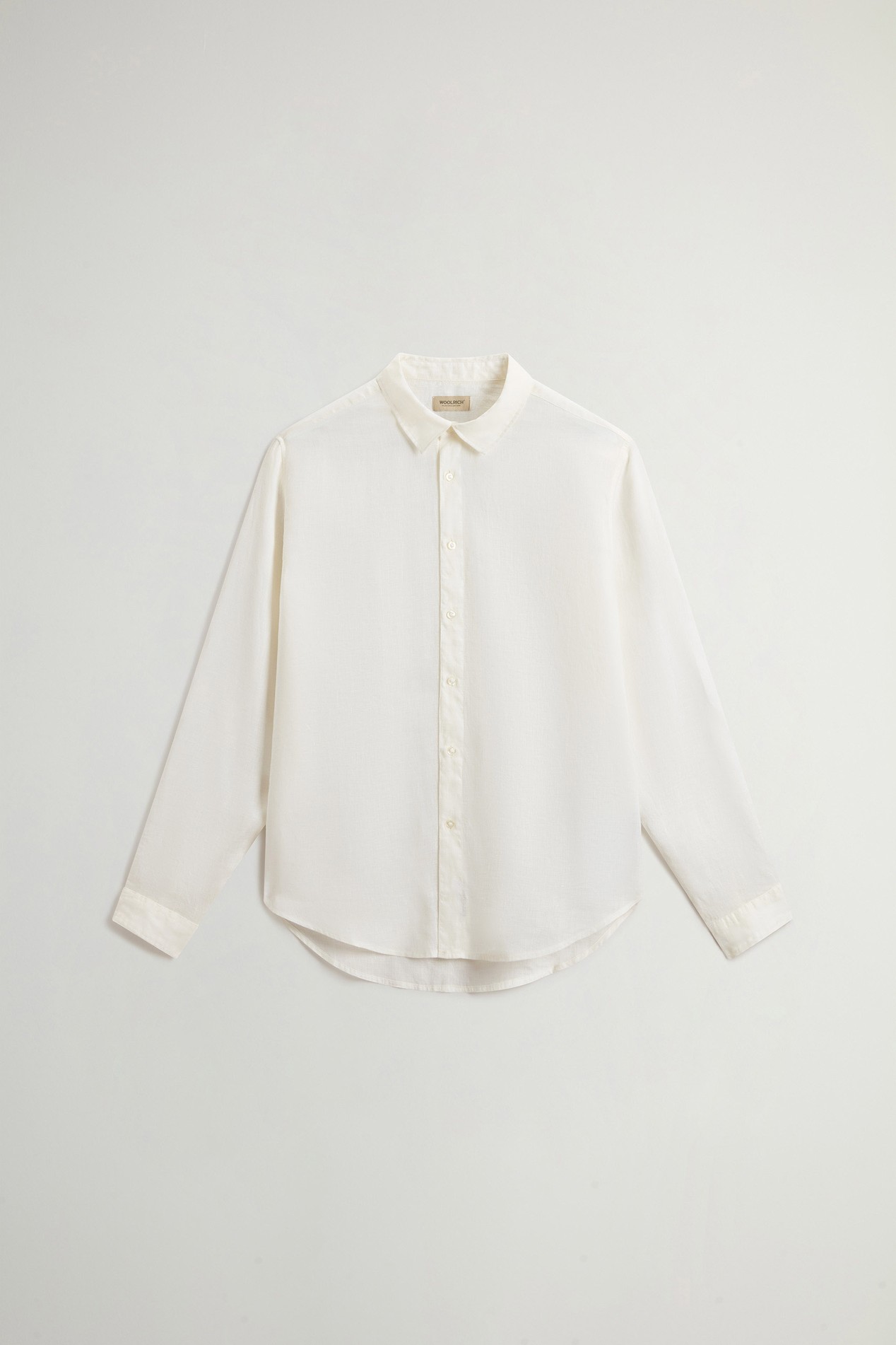 LINEN SHIRT White photo 5 | Woolrich