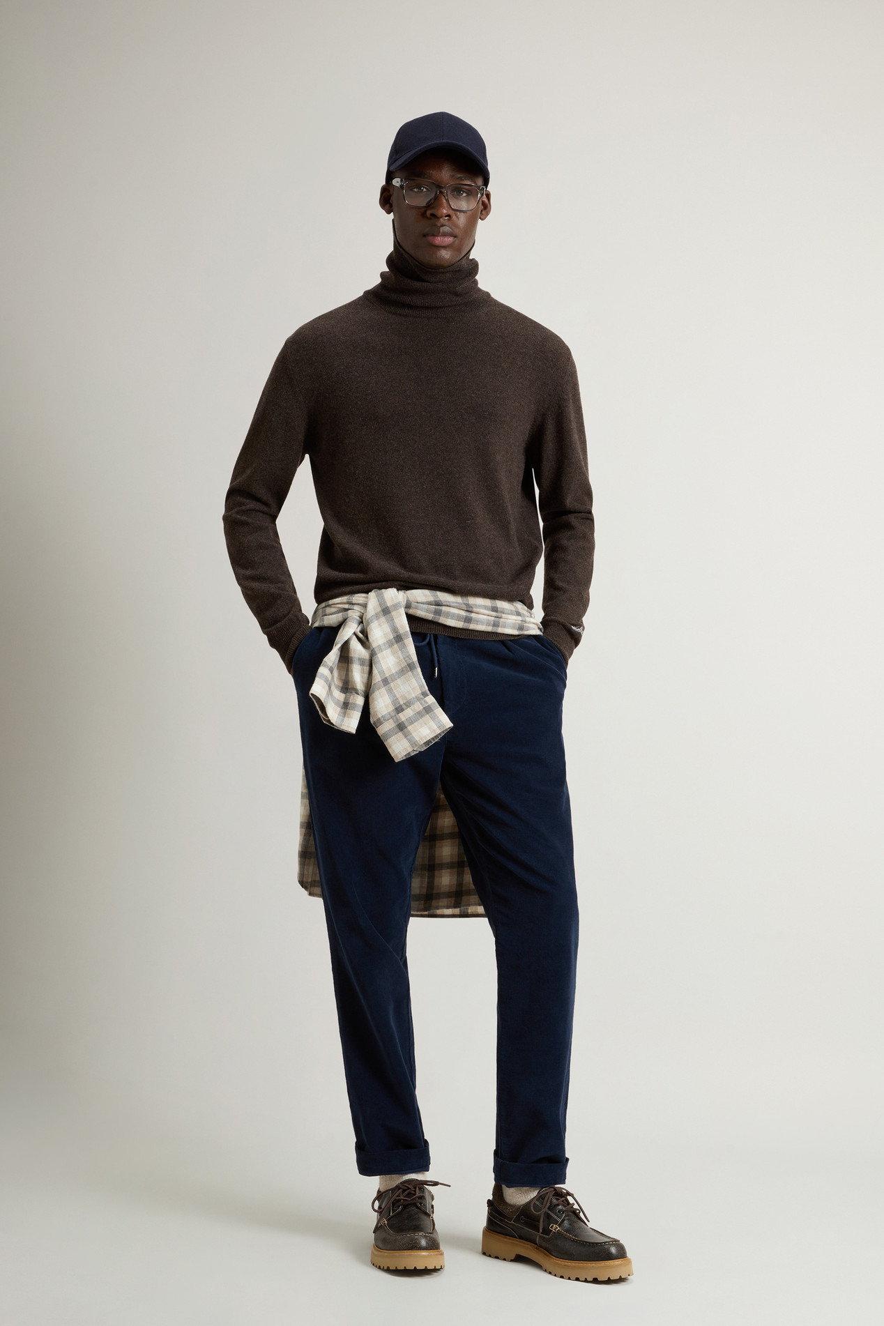 Pure Wool Turtleneck Sweater Brown photo 2 | Woolrich