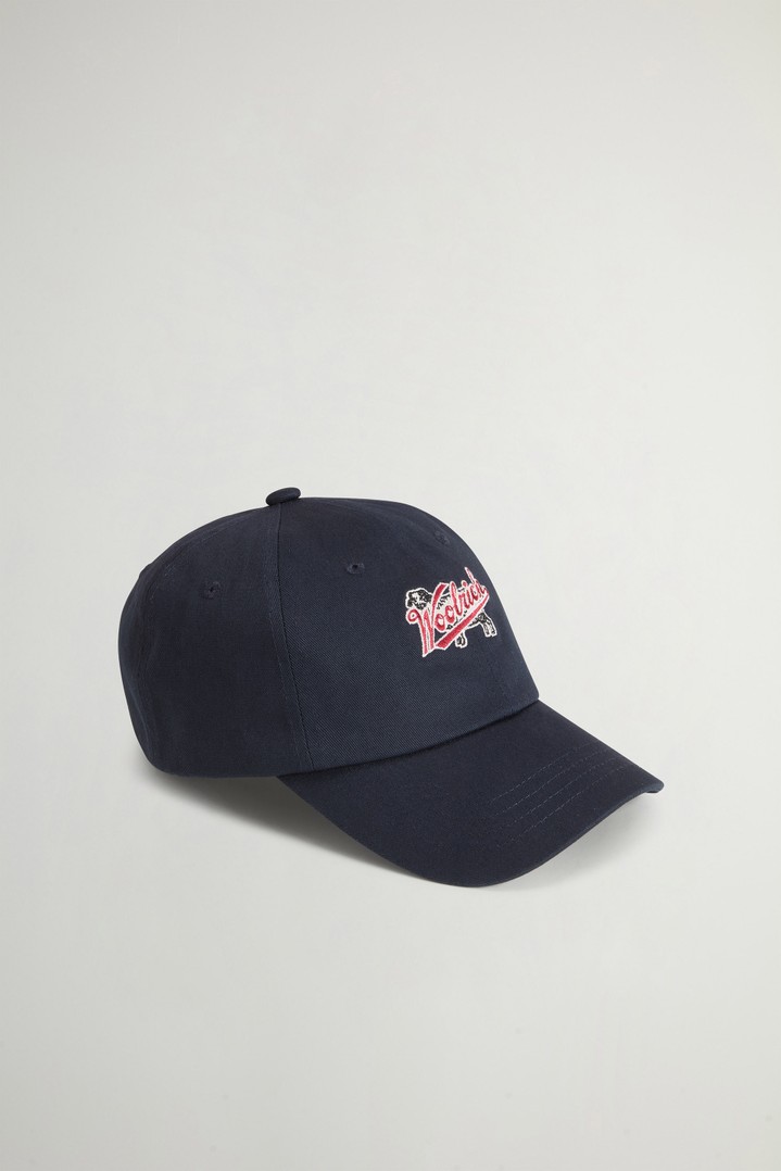 LOGO BASEBALL CAP Blue photo 1 | Woolrich