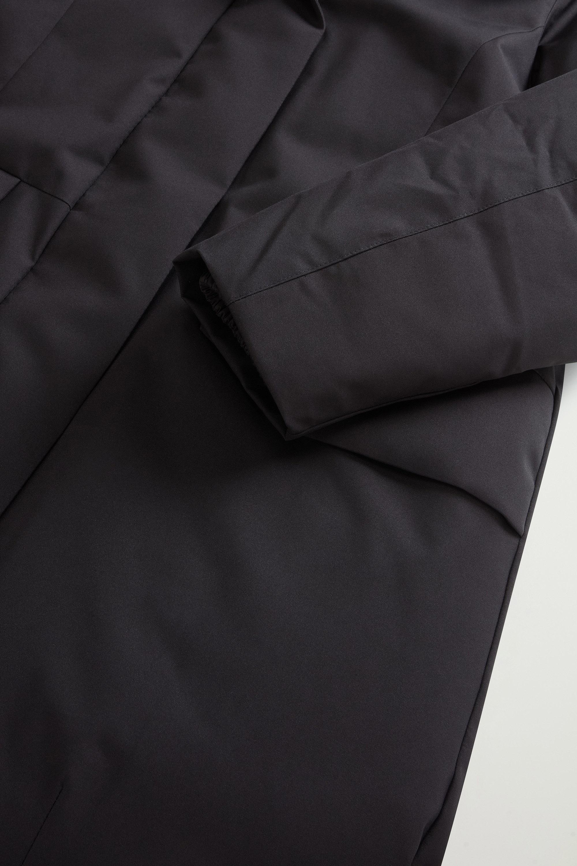 Padded Hooded Parka in Light Stretch Black photo 7 | Woolrich