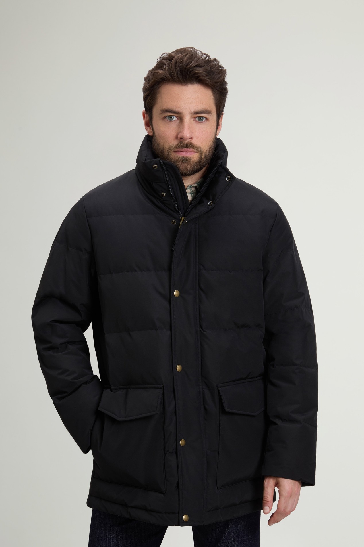 RAMAR CLOTH PUFFER Black photo 1 | Woolrich