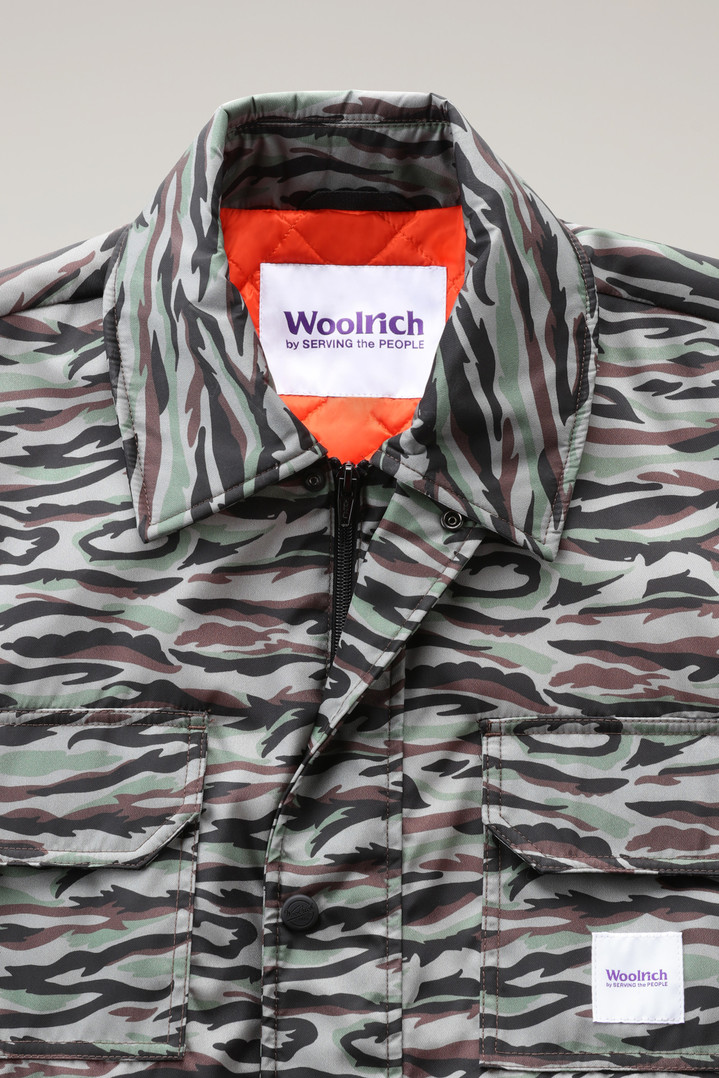 Jumpsuit with Shadowbark Camo Print - Serving the People / Woolrich Green photo 2 | Woolrich