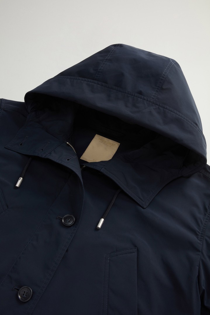 Parka corto in Urban Touch Blu photo 6 | Woolrich