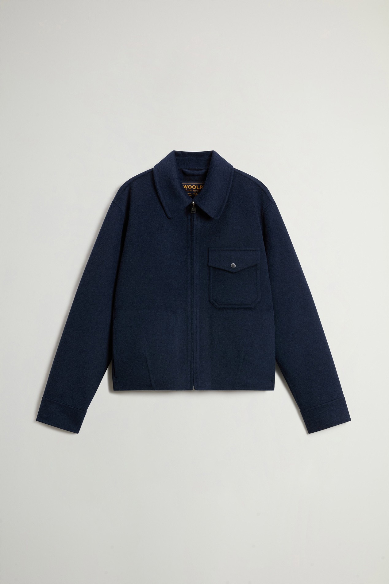 Jacket in Double-Face Wool Blend Blue photo 5 | Woolrich