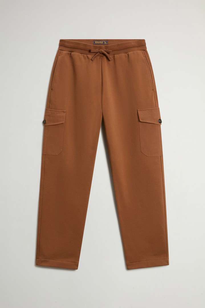 GRAPHIC FLEECE SWEATPANT Brown photo 4 | Woolrich