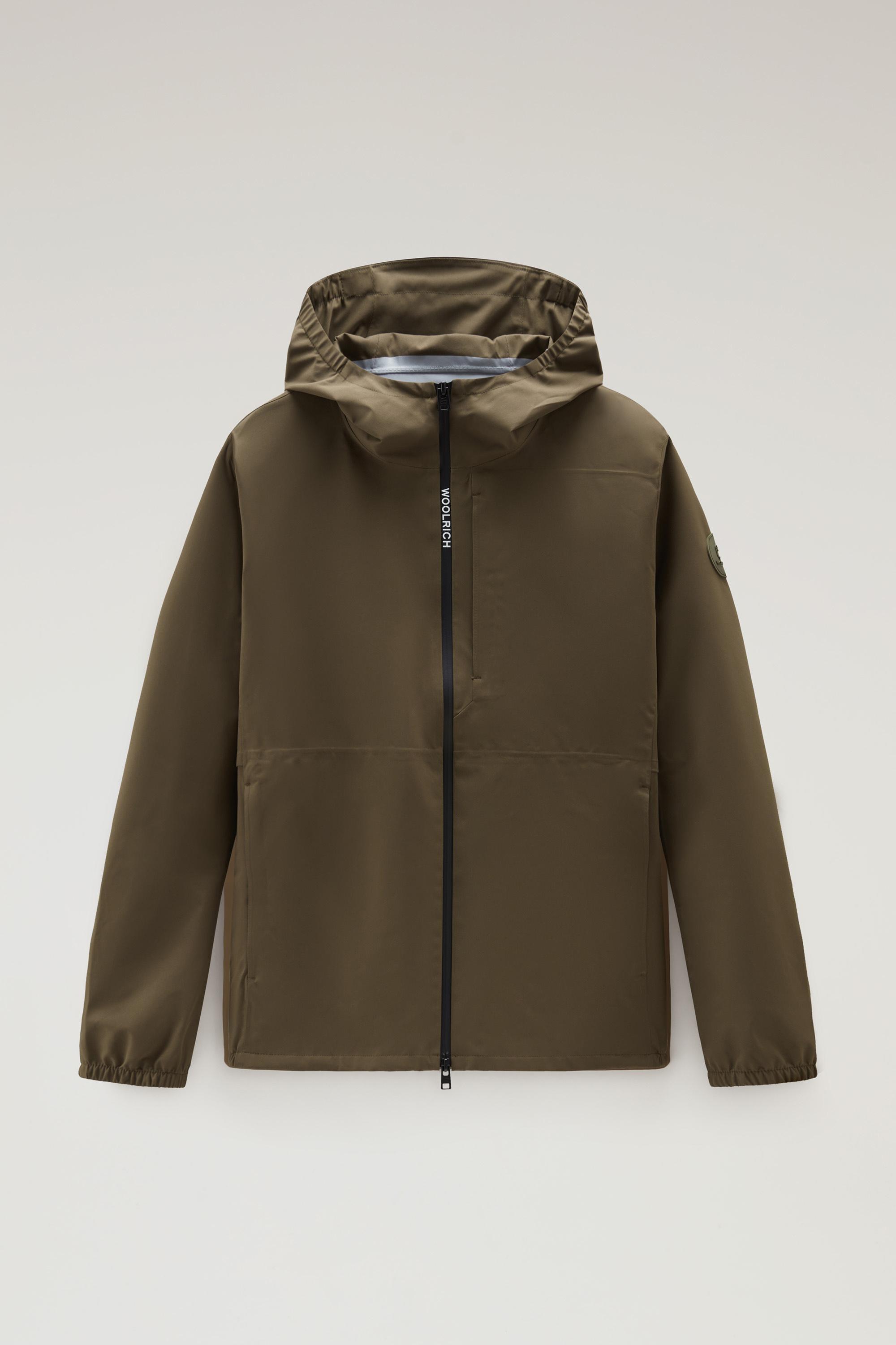Waterproof Pacific Hooded Jacket Green photo 1 | Woolrich