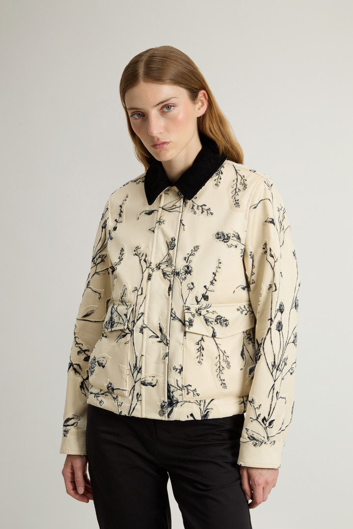 Pontoglio Velvet Jacket with Raised Pattern Beige photo 1 | Woolrich