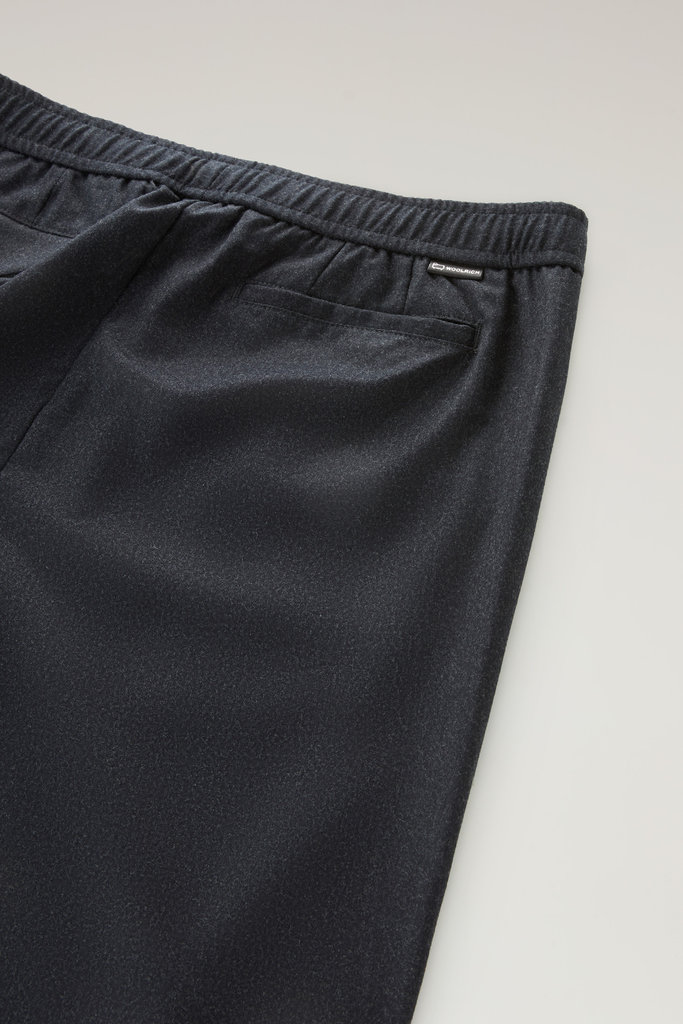 Pants in Vitale Barberis Canonico Virgin Wool Flannel Gray photo 4 | Woolrich