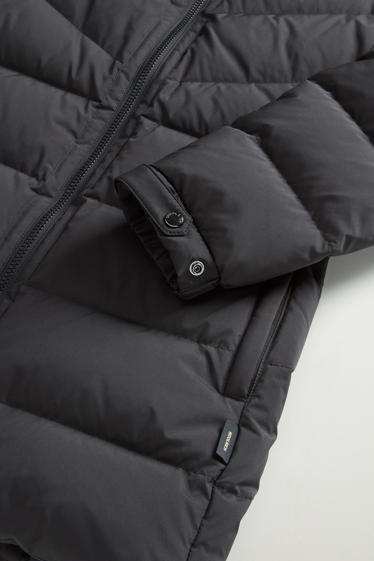 Shirley Down Jacket in Microfiber Black photo 7 | Woolrich