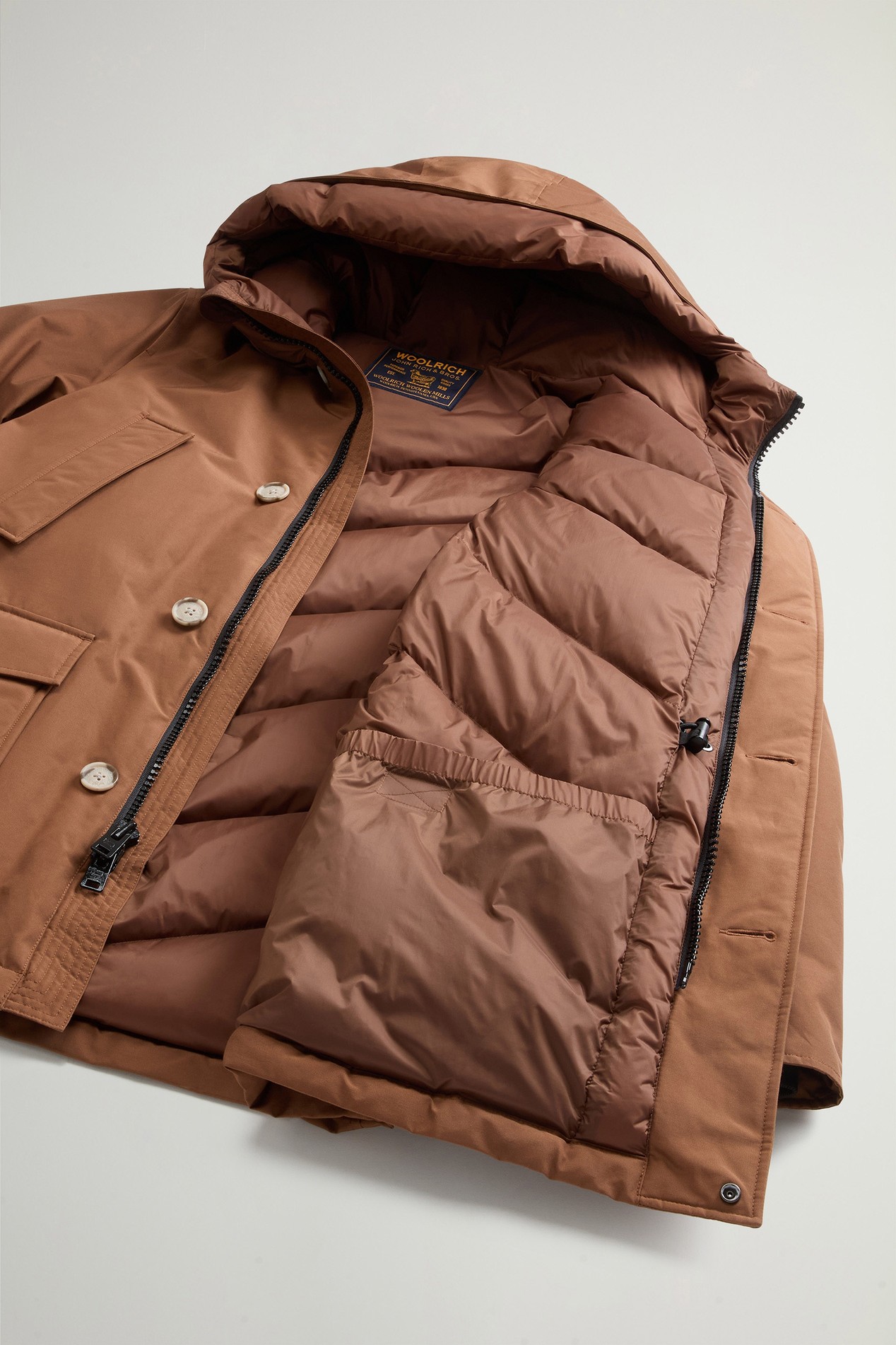 Arctic Parka in Ramar Cloth Brown photo 8 | Woolrich