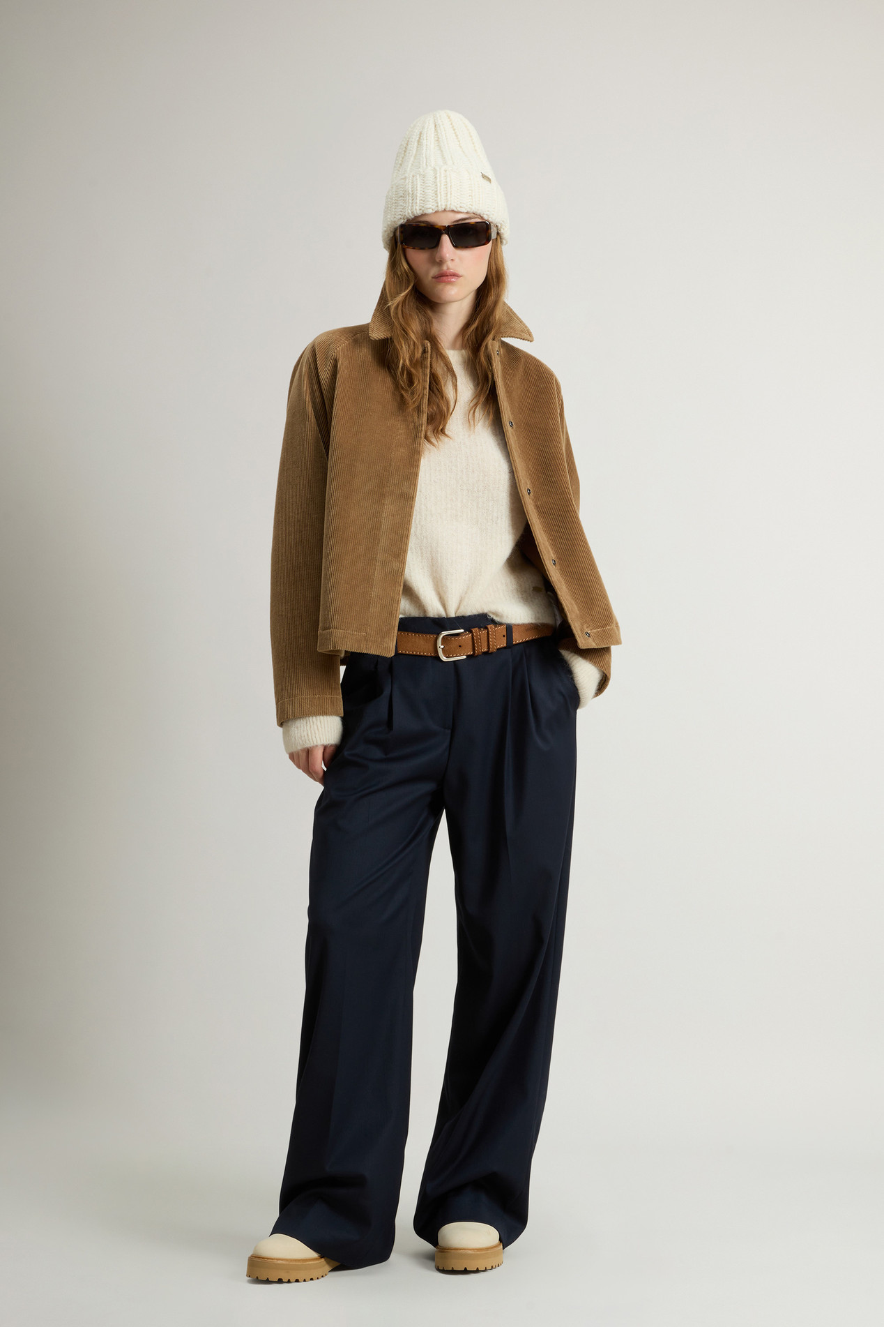 Corduroy Overshirt Beige photo 2 | Woolrich