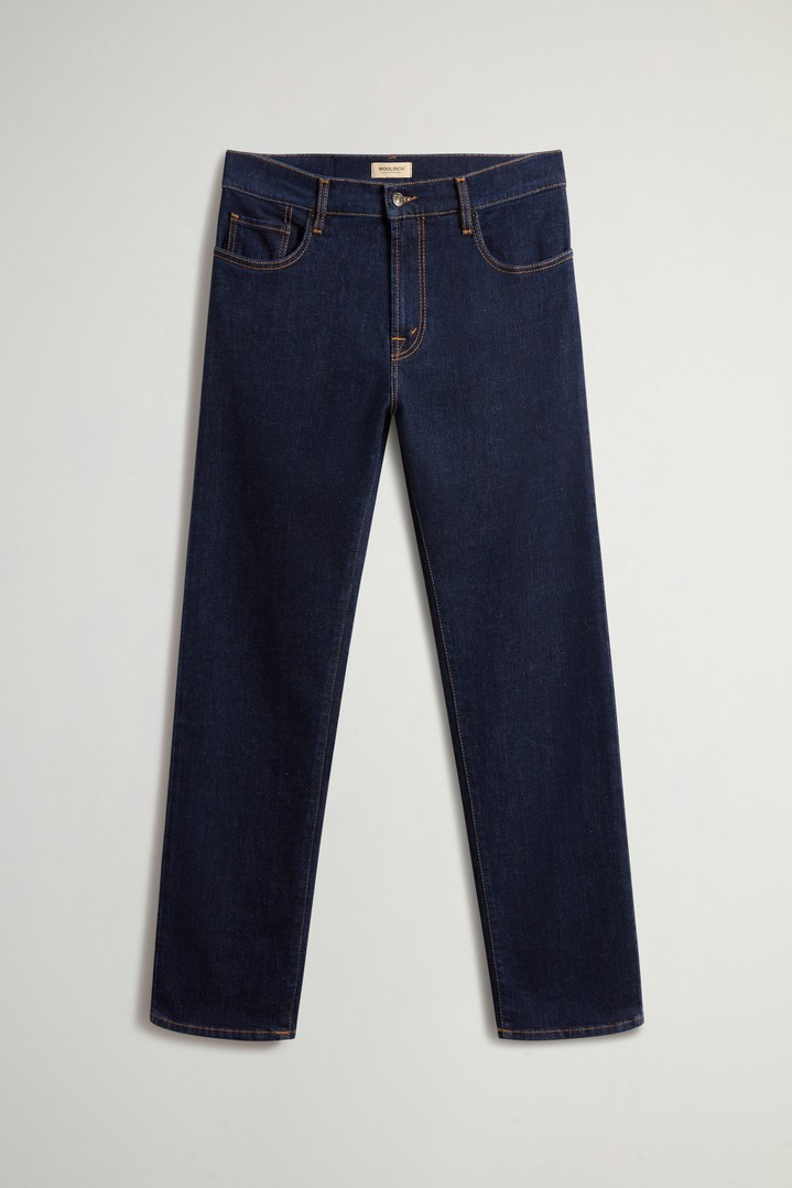 Five-Pocket Jeans in Stretch Cotton Denim Blue photo 3 | Woolrich