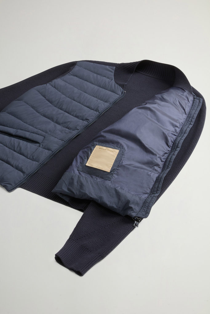 HYBRID BOMBER Blue photo 8 | Woolrich