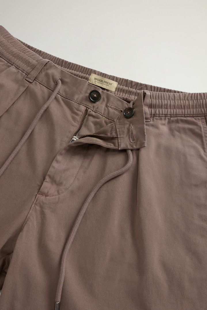 Stretch Cotton Twill Milton Pants Brown photo 4 | Woolrich