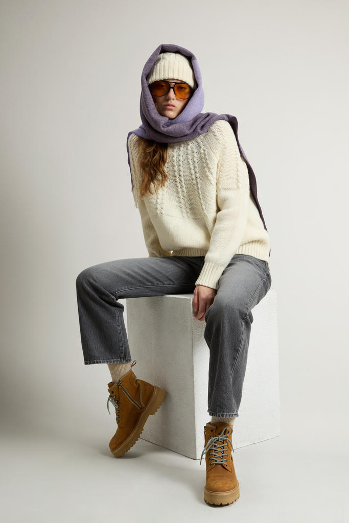 Main Combat Boots in Brushed Suede Brown photo 7 | Woolrich