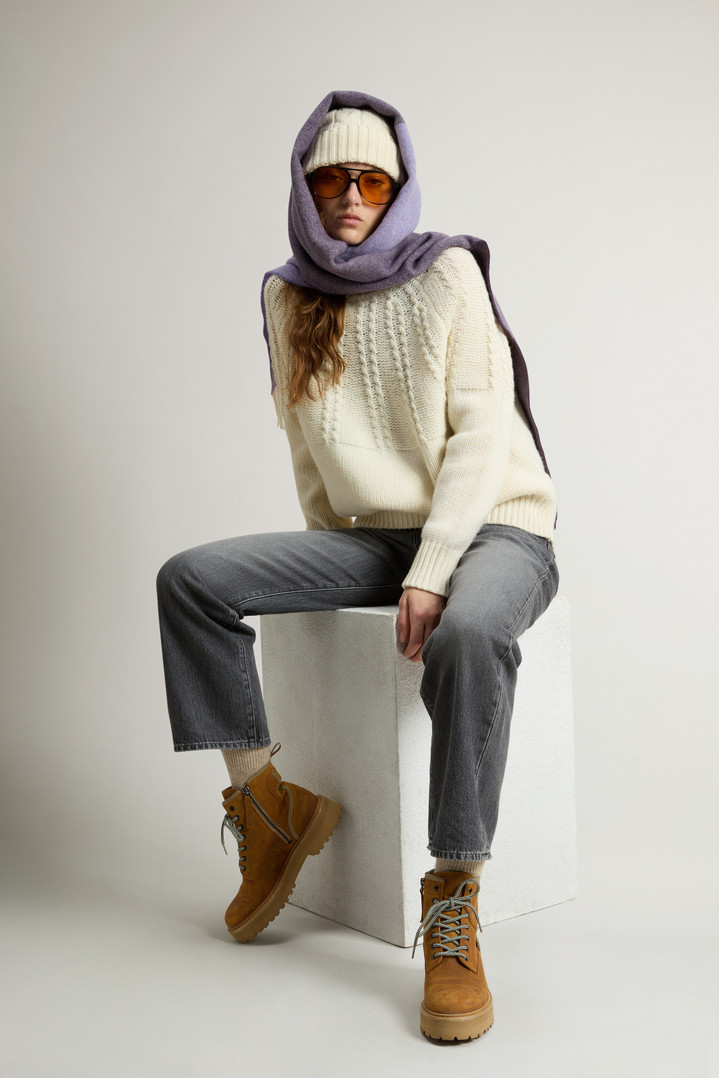 Main Combat Boots in Brushed Suede Brown photo 7 | Woolrich