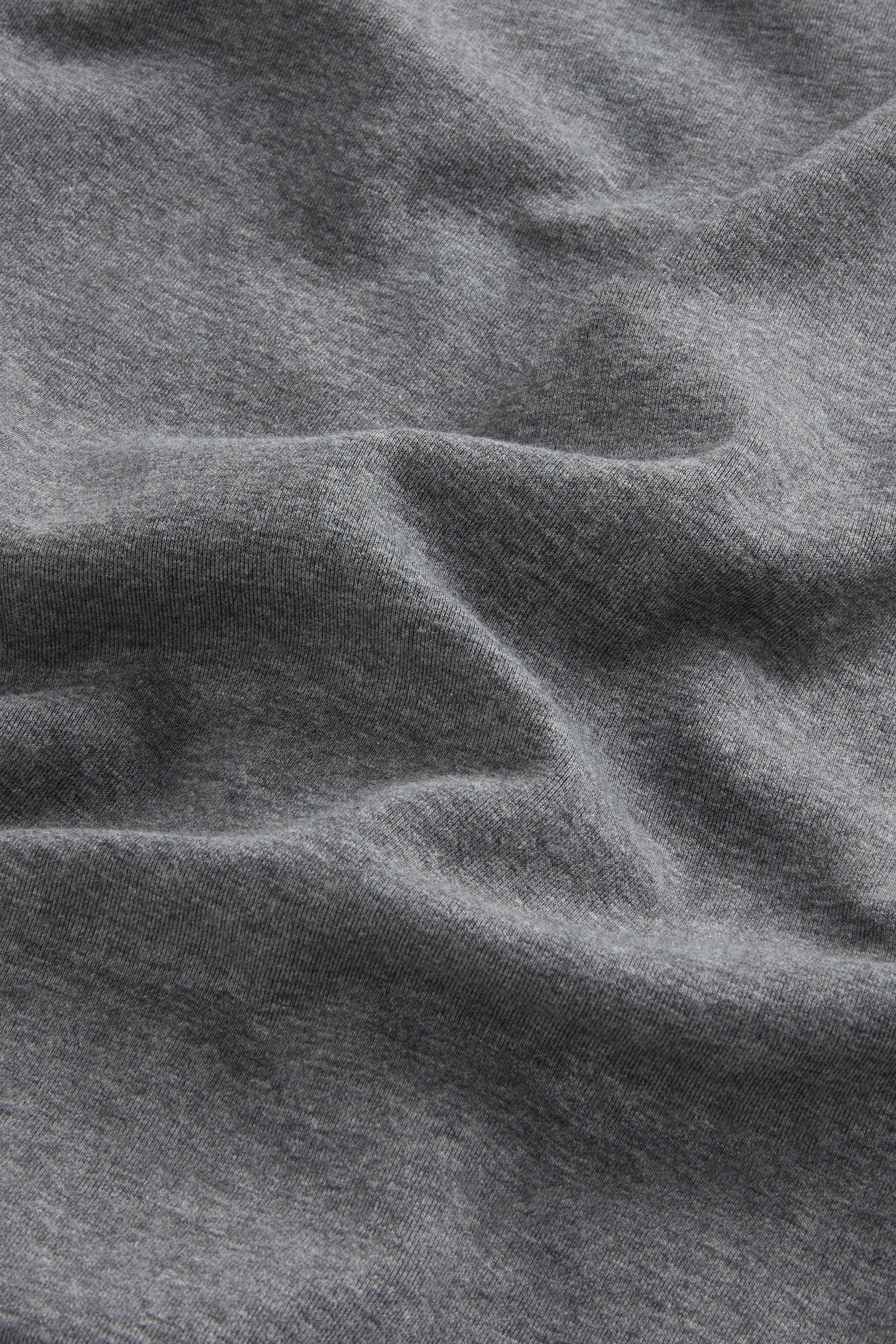 Full-Zip High Neck Sweatshirt in Cotton-Blend Interlock with Logo Gray photo 6 | Woolrich