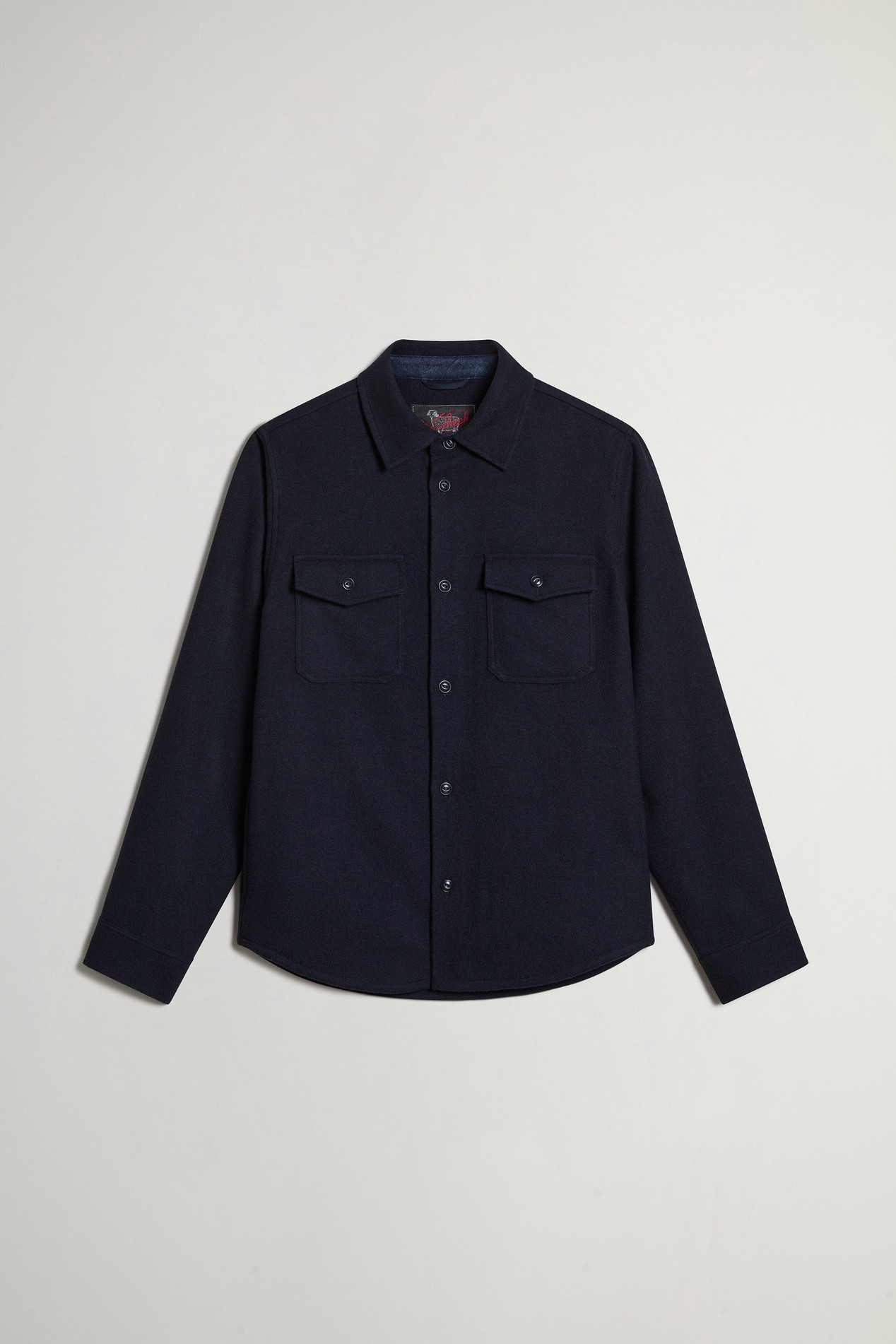 Ranger Overshirt in Recycled Italian Wool Blend Blue photo 6 | Woolrich