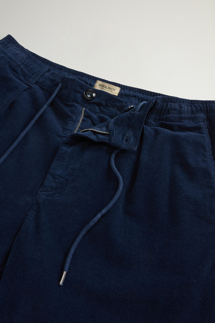 Garment-Dyed Corduroy Milton Pants Blue photo 4 | Woolrich