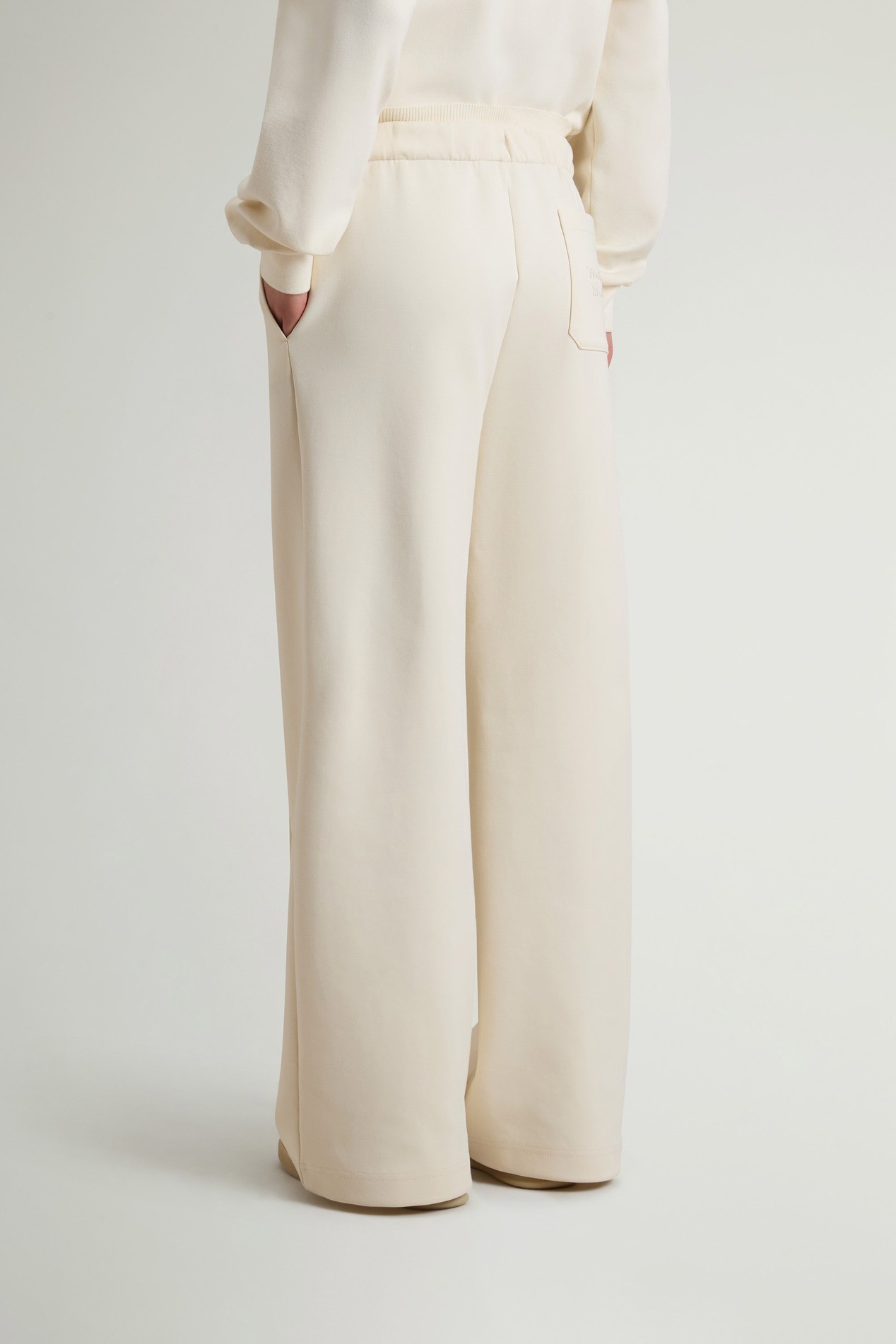 Pants in Cotton-Blend Interlock White photo 2 | Woolrich