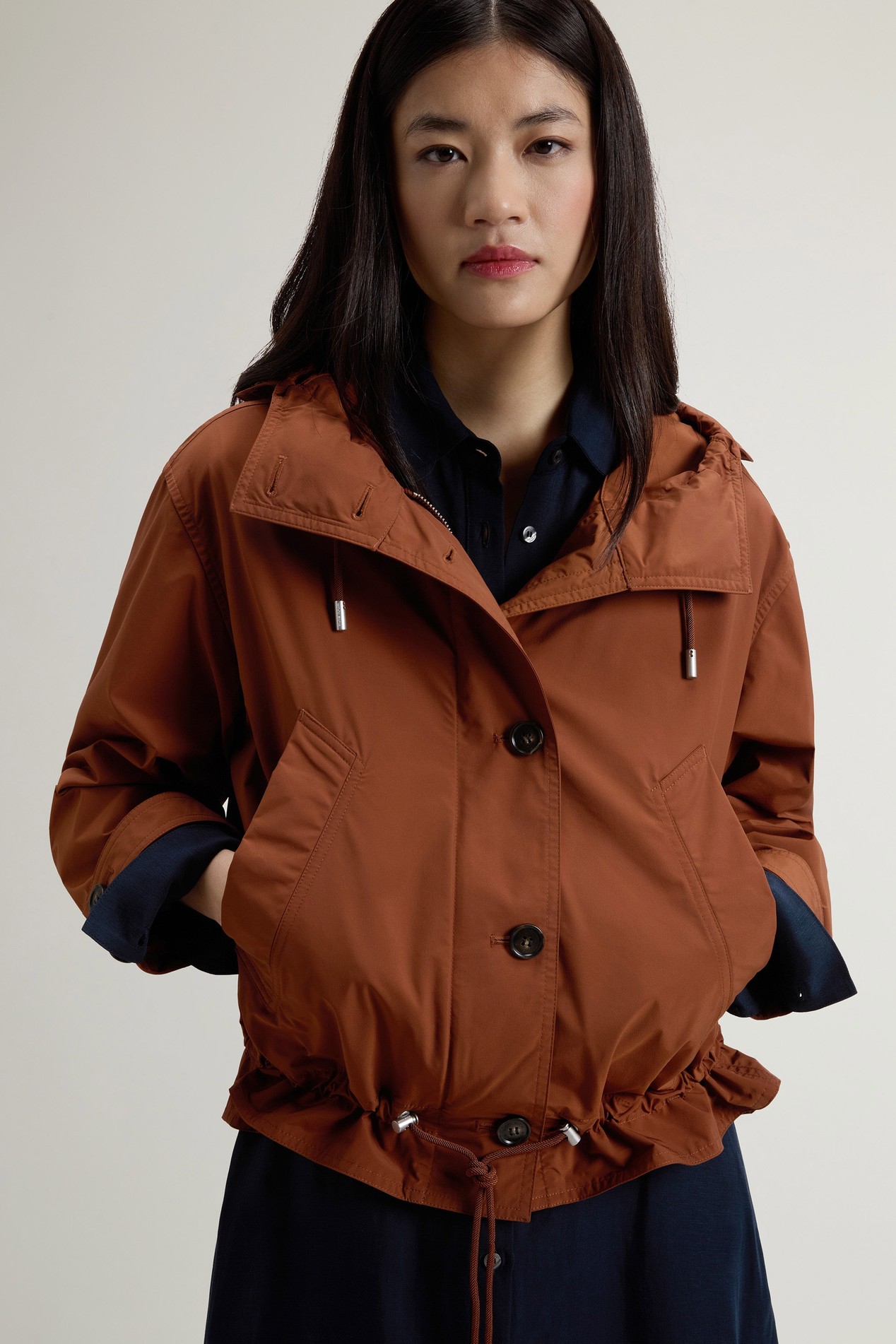 Short Urban Touch Parka Brown photo 4 | Woolrich