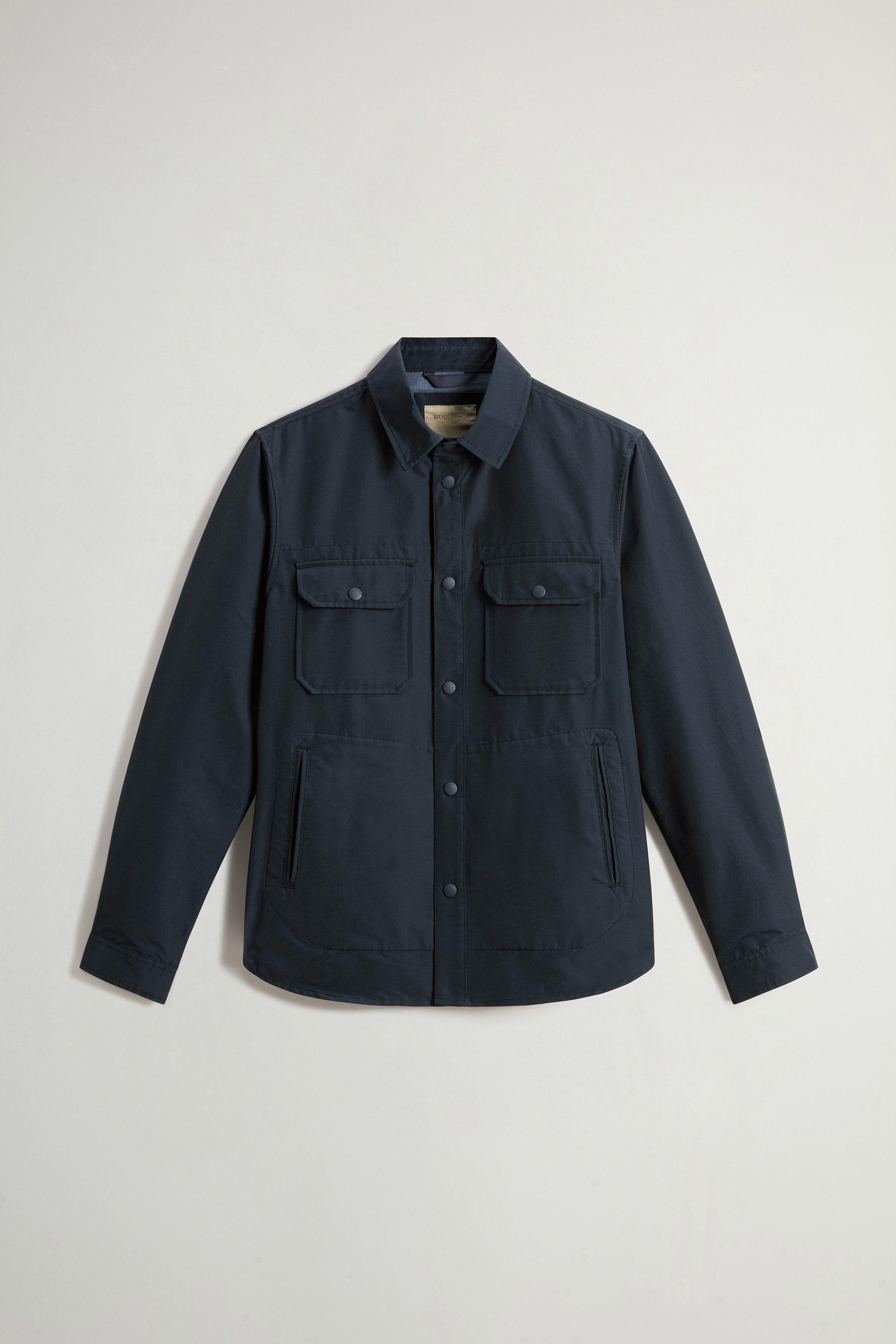 Giacca a camicia in Light Ramar Blu photo 5 | Woolrich