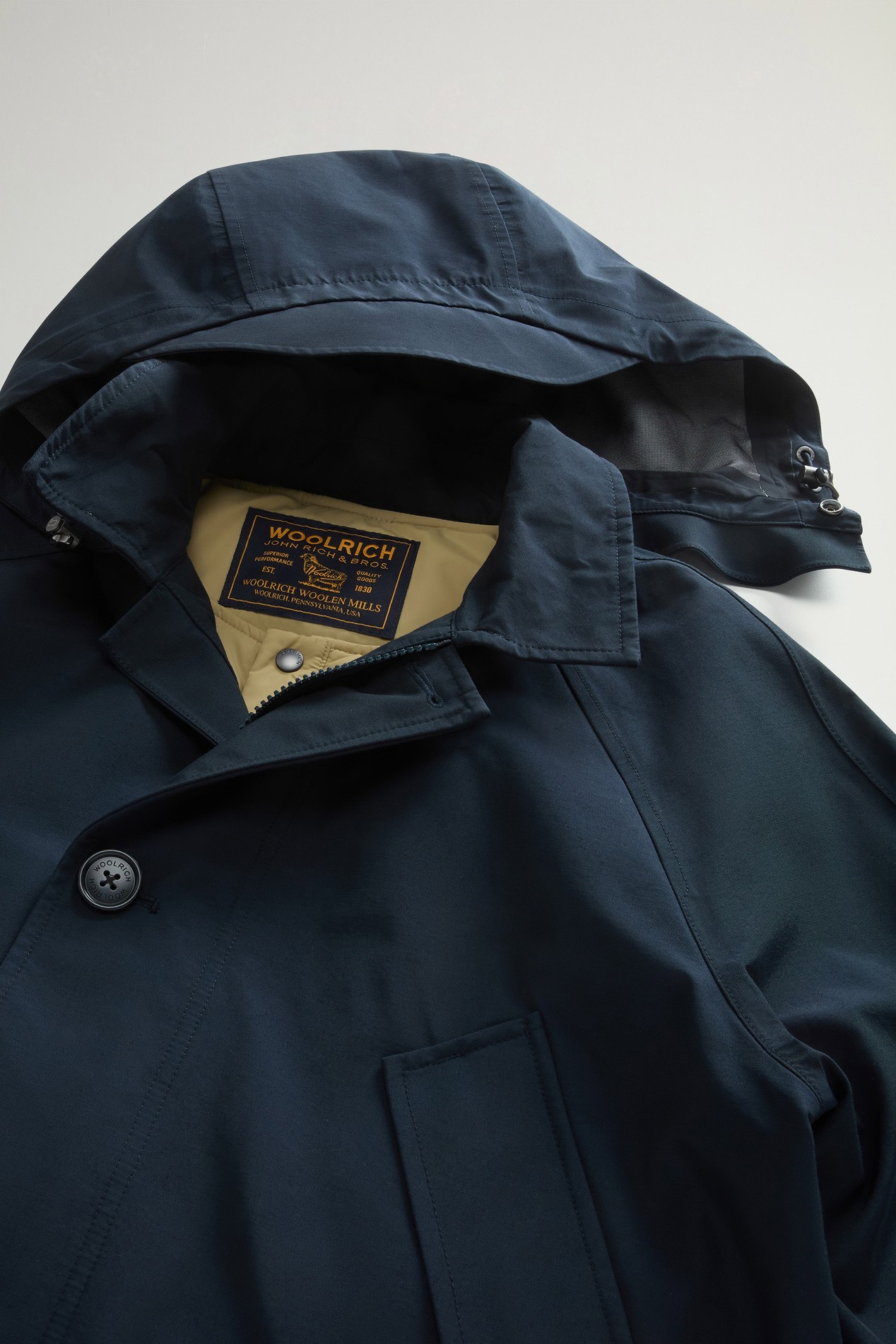 Mackinaw 3-in-1 Waterproof Coat in Three-Layered Ramar Cloth Blue photo 3 | Woolrich