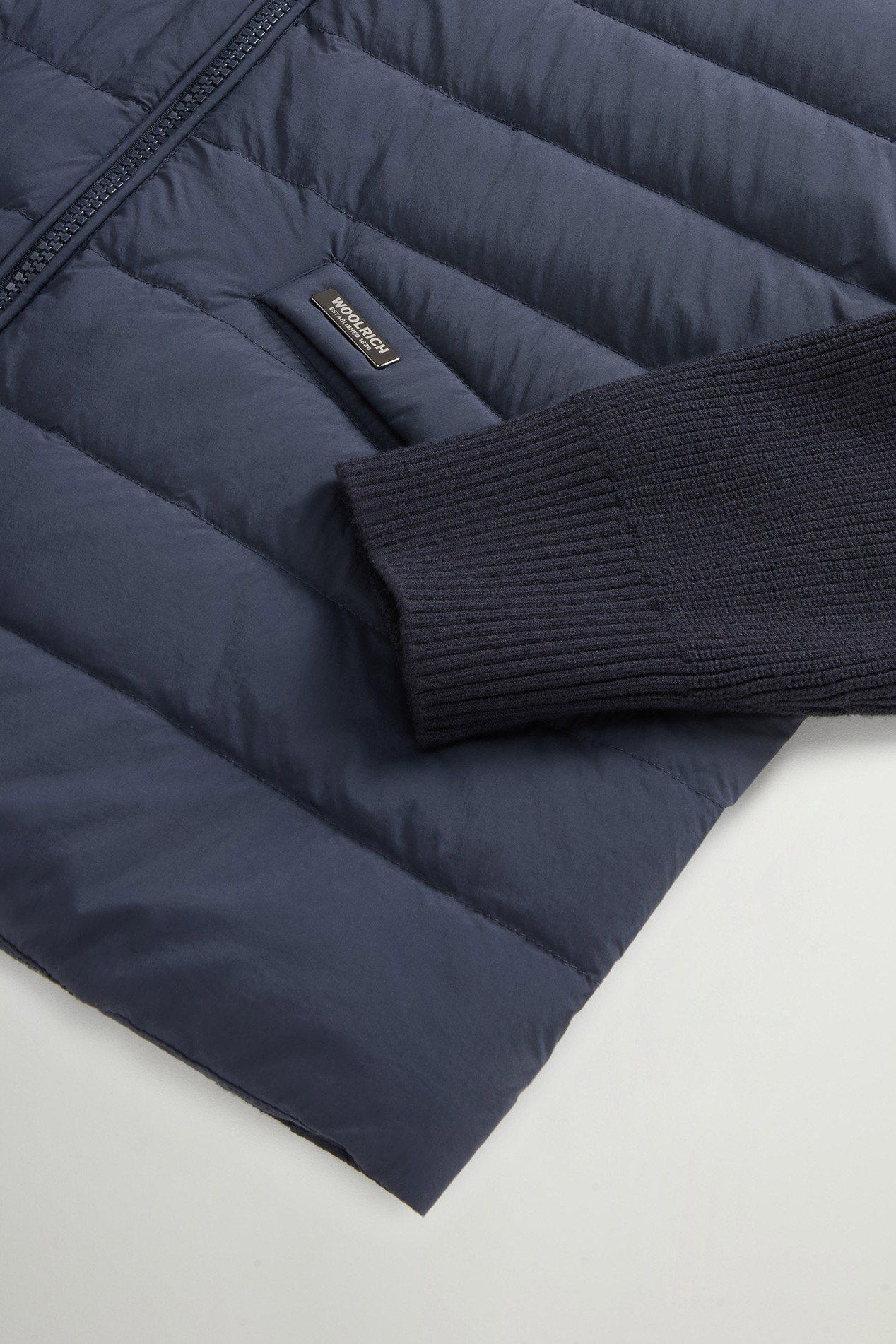 HYBRID BOMBER Blue photo 7 | Woolrich