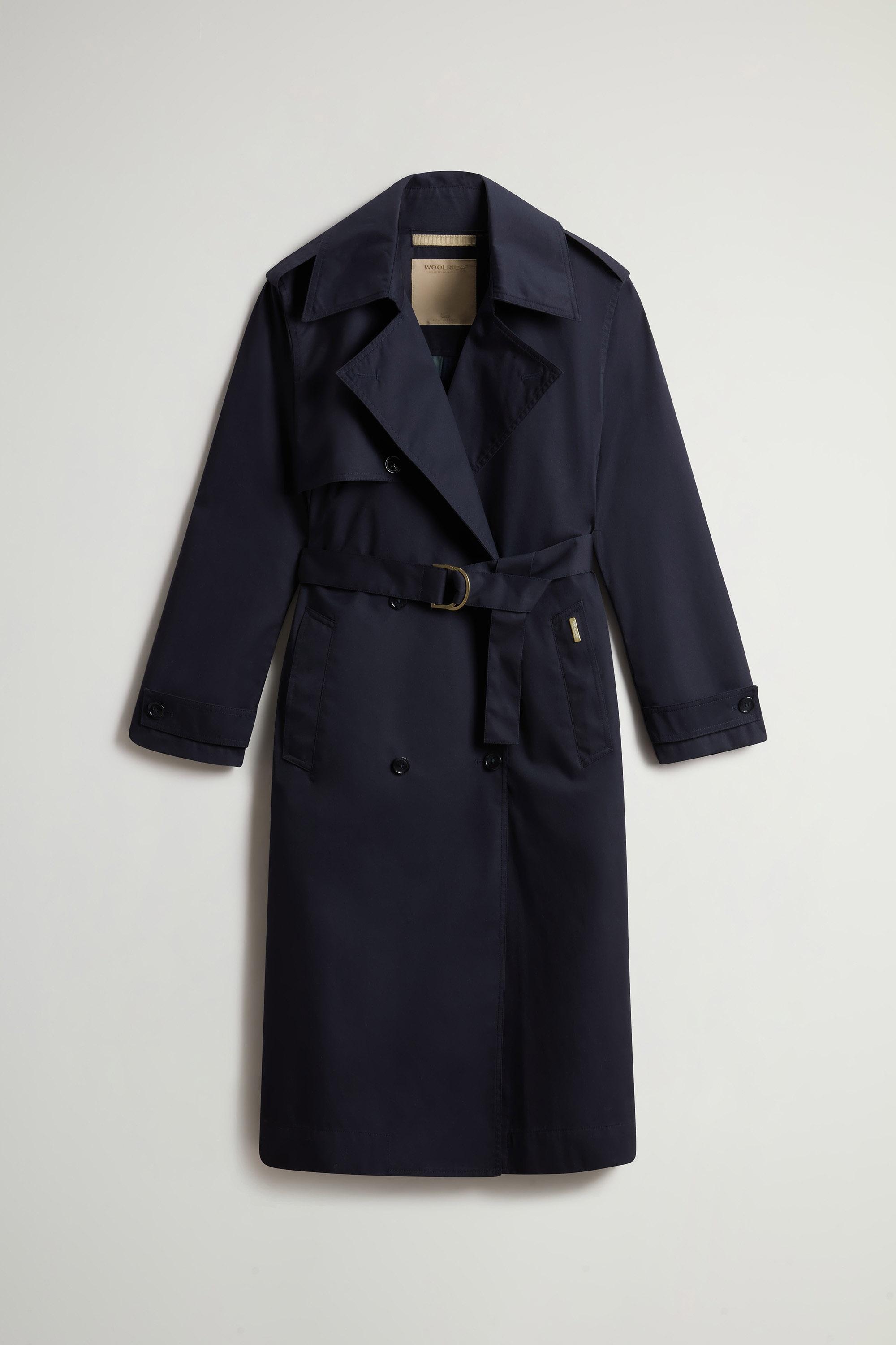 TECH COTTON TRENCH Blue photo 5 | Woolrich