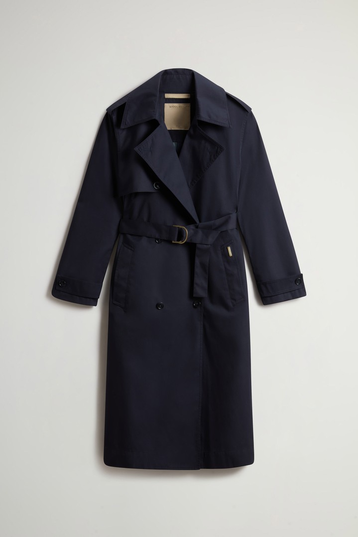 TECH COTTON TRENCH Blue photo 5 | Woolrich