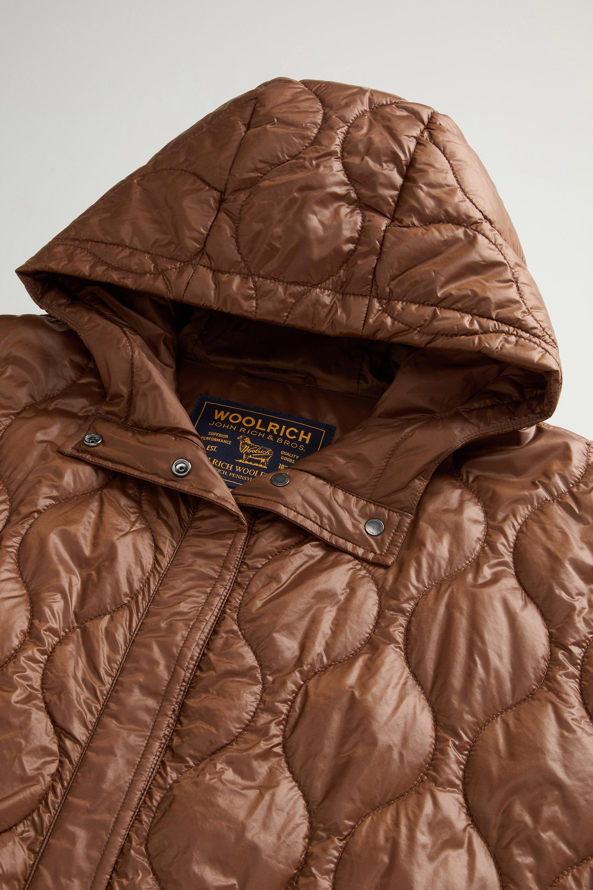 Quilted Cape in Urban Light Nylon Brown photo 7 | Woolrich