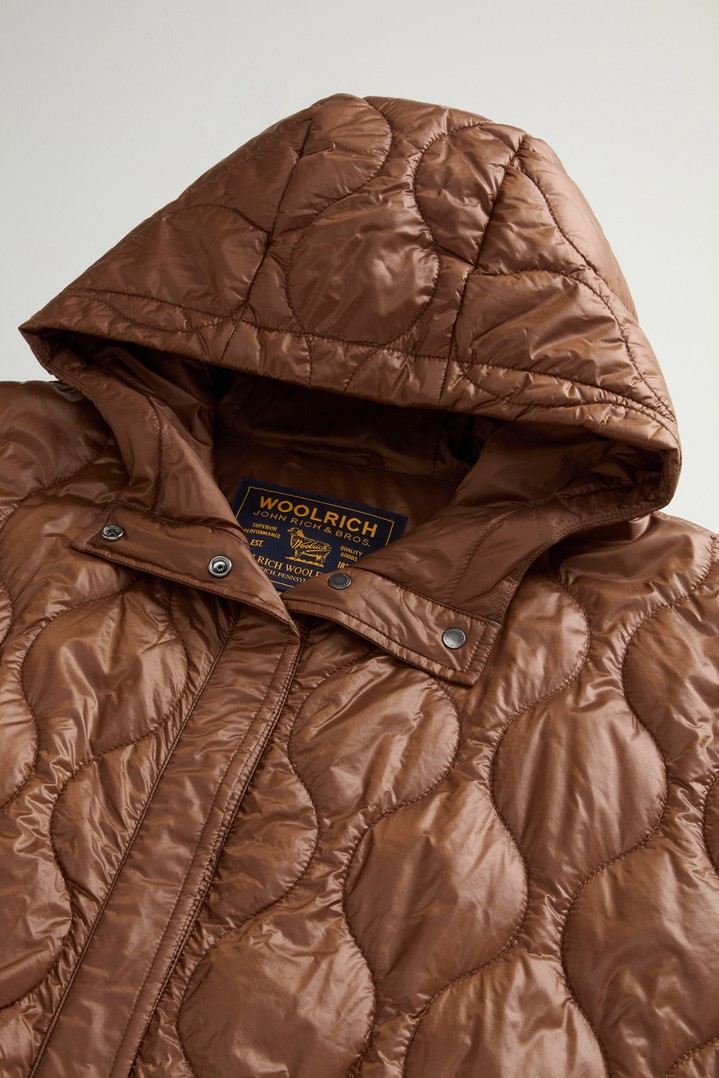Quilted Cape in Urban Light Nylon Brown photo 7 | Woolrich