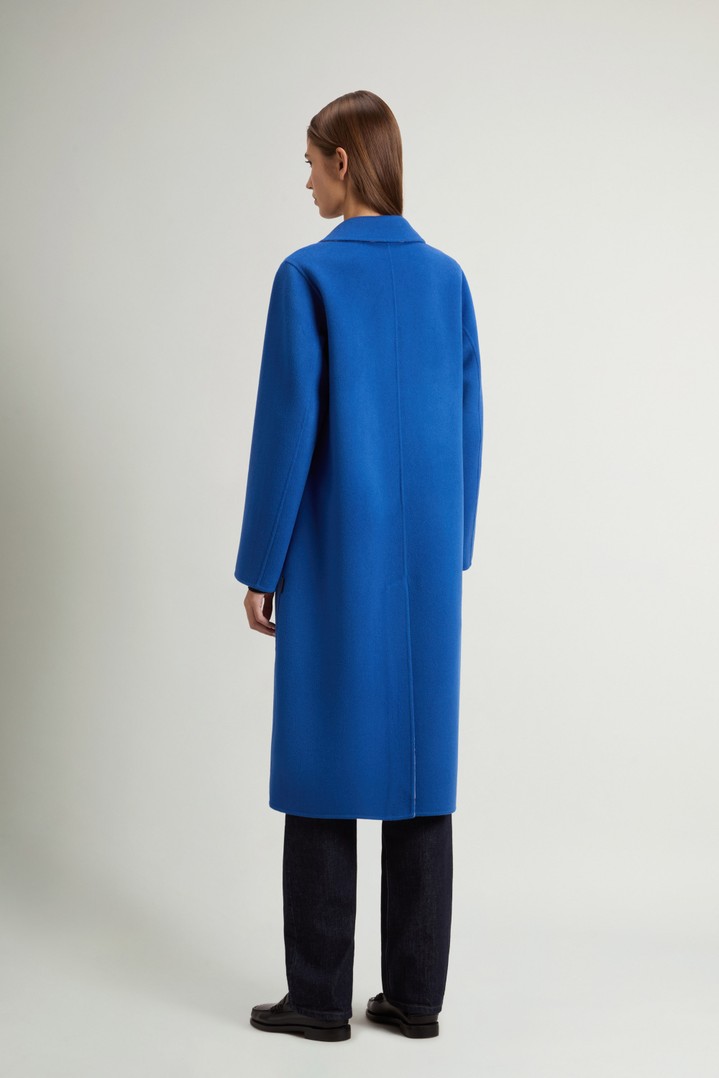 Coat in Double-Face Pure Wool Blue photo 3 | Woolrich