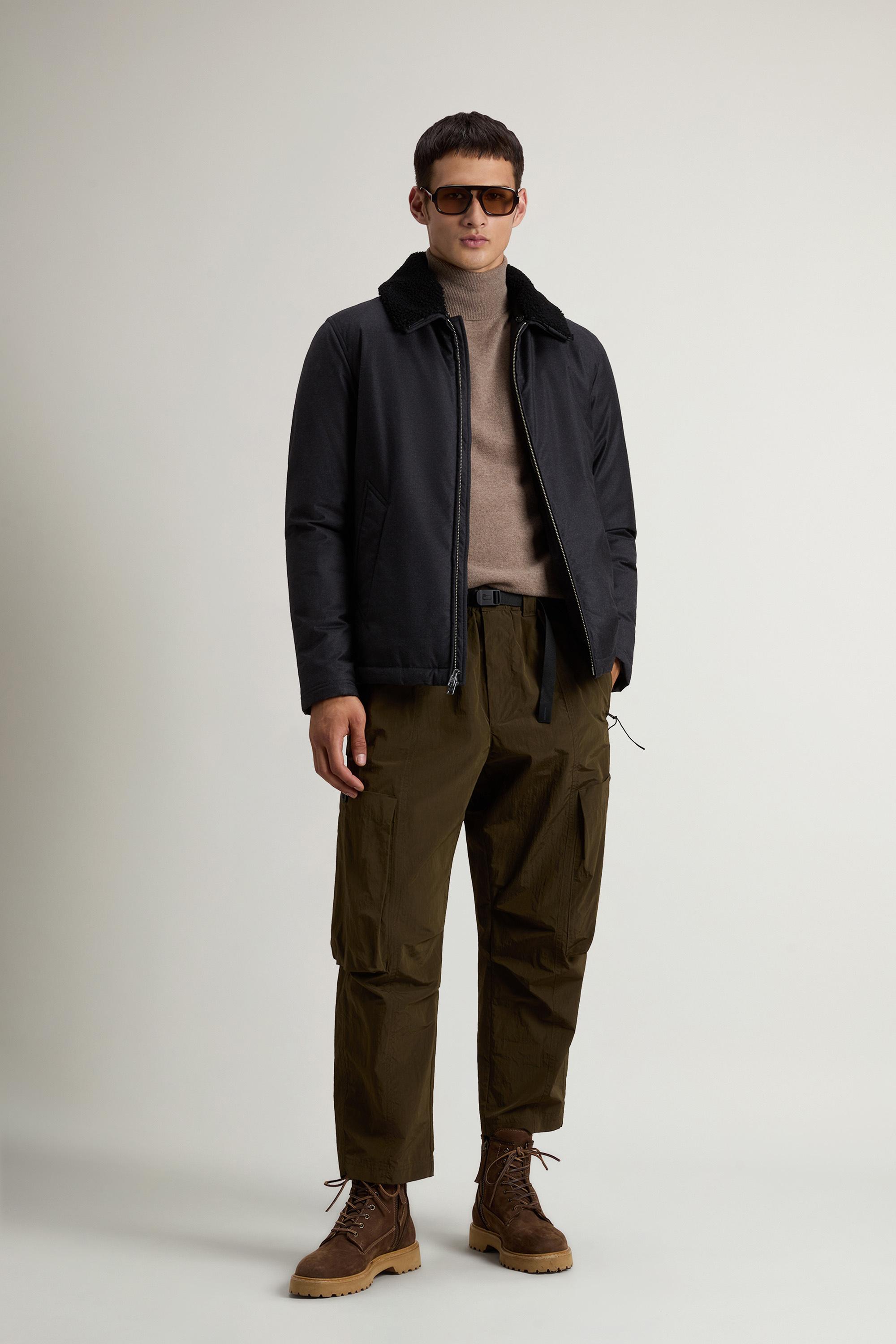 Giacca in pura lana italiana Nero photo 1 | Woolrich