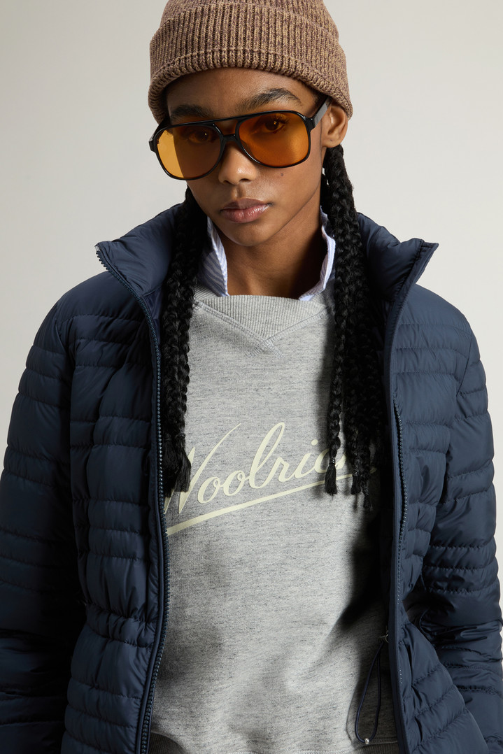 Padded Microfiber Jacket Blue photo 4 | Woolrich