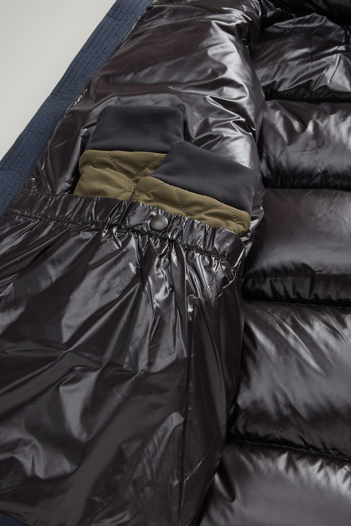 Sierra Supreme Down Jacket in Stretch Nylon Blue photo 7 | Woolrich