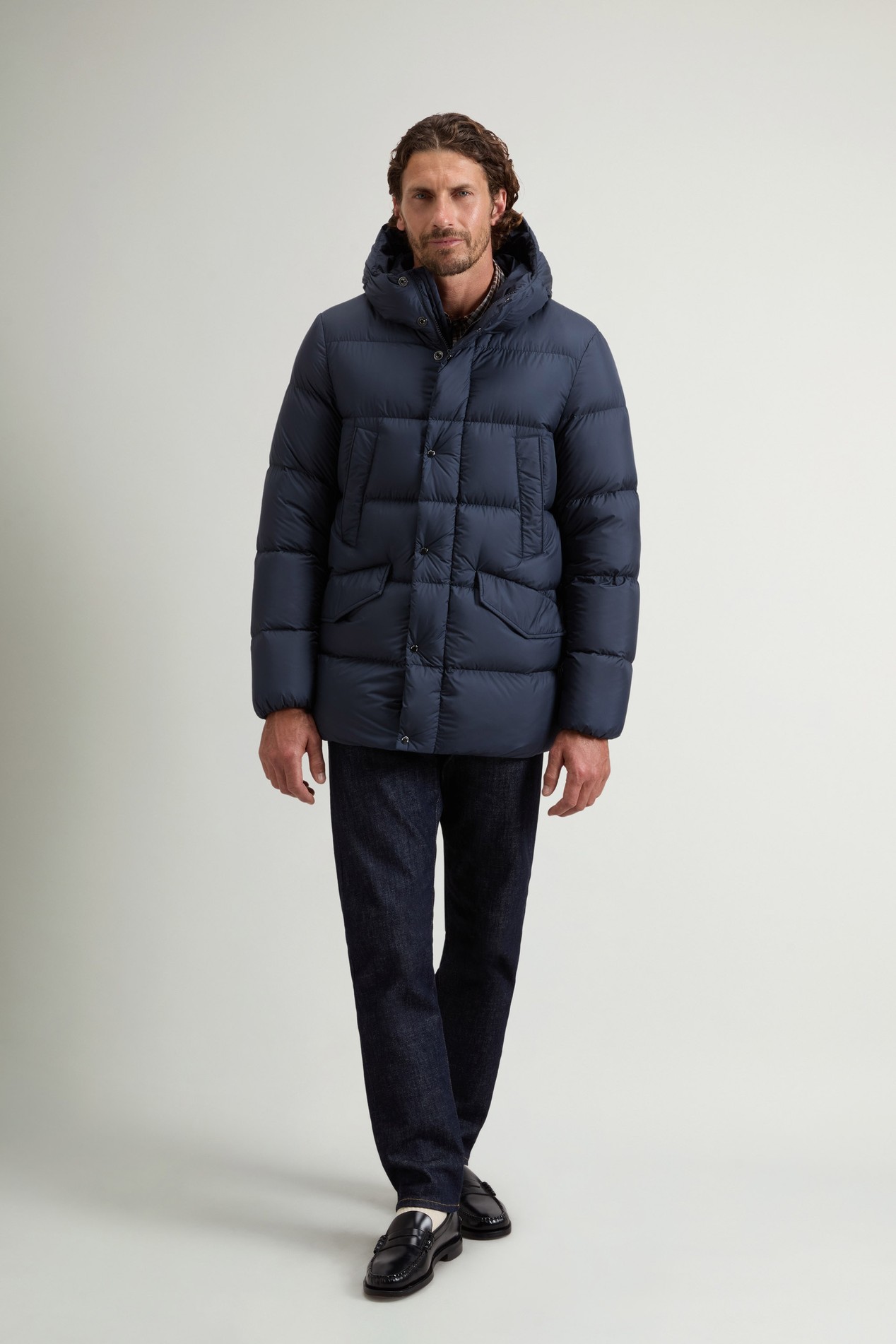 Cloud Parka aus Mikrofaser Blau photo 2 | Woolrich