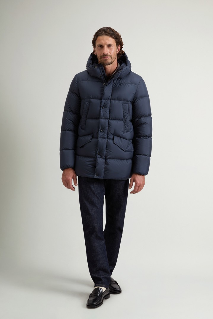Cloud Parka aus Mikrofaser Blau photo 2 | Woolrich