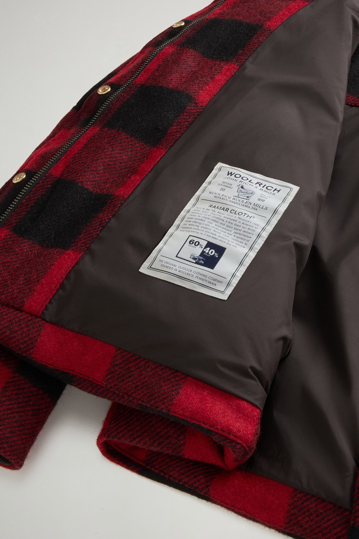 WOOL PUFFER JACKET Red photo 8 | Woolrich